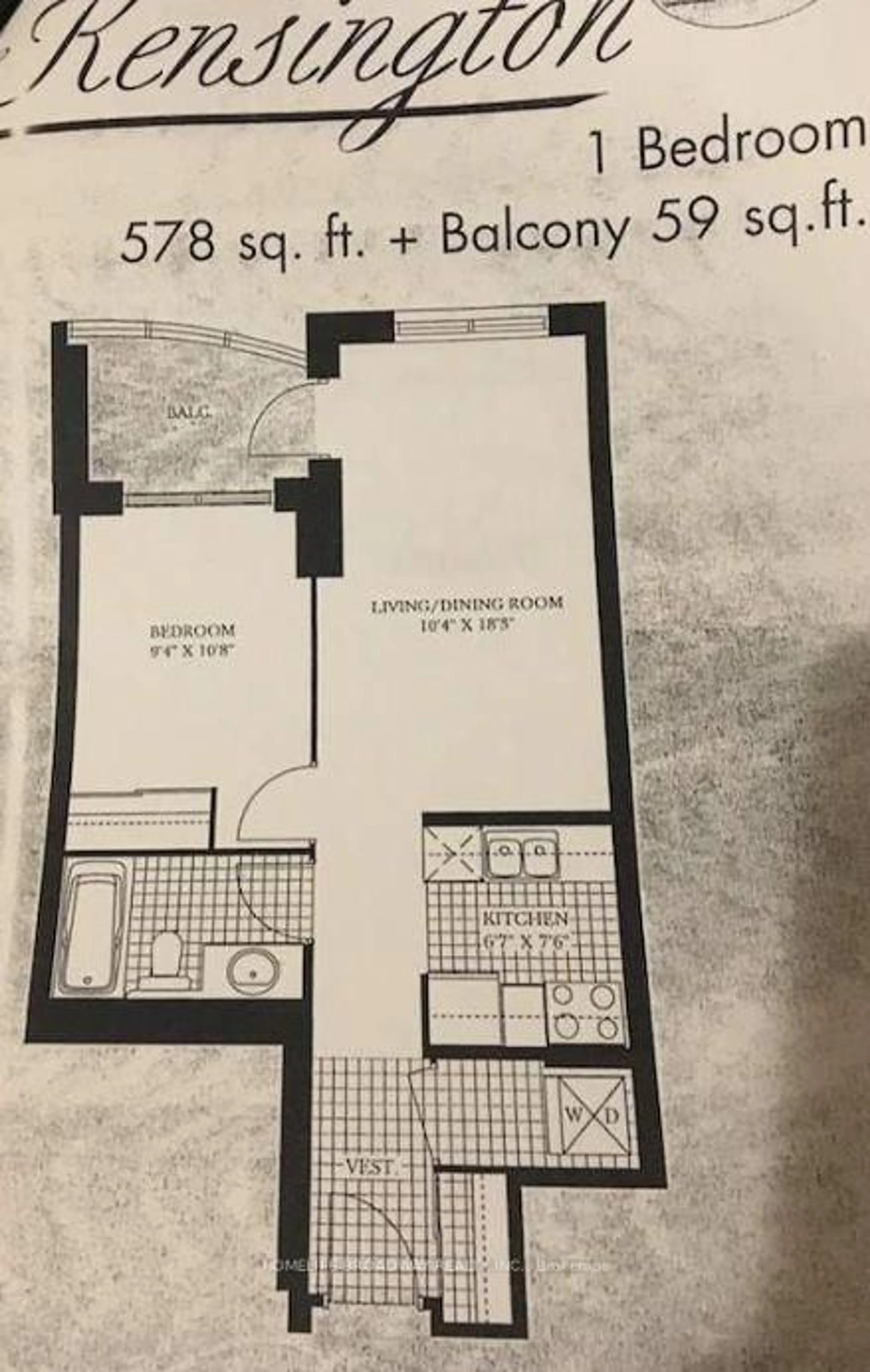 Floor plan for 2 Clairtrell Rd #315, Toronto Ontario M2N 7H5