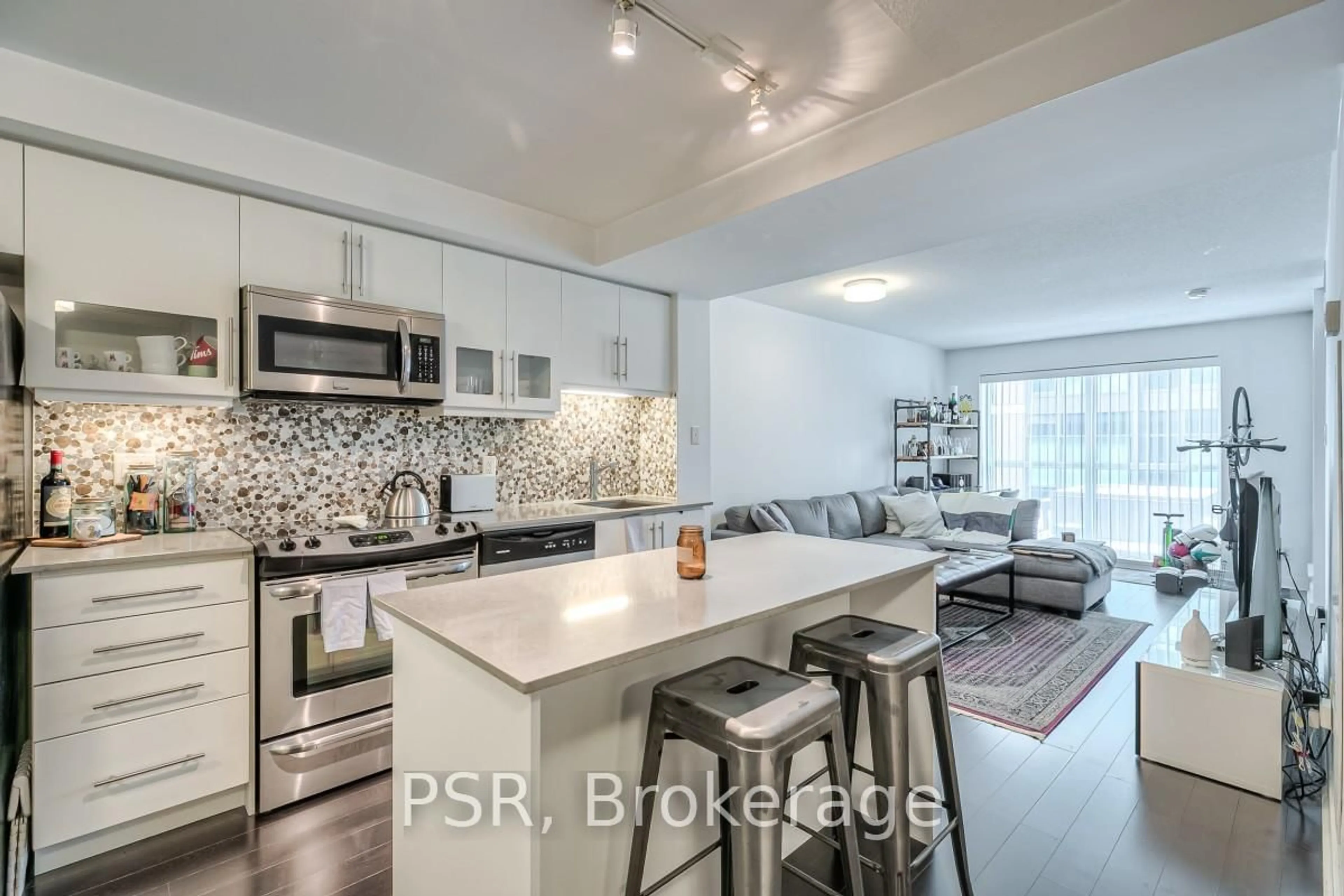 Open concept kitchen, unknown for 1169 Queen St #302N, Toronto Ontario M6J 0A4