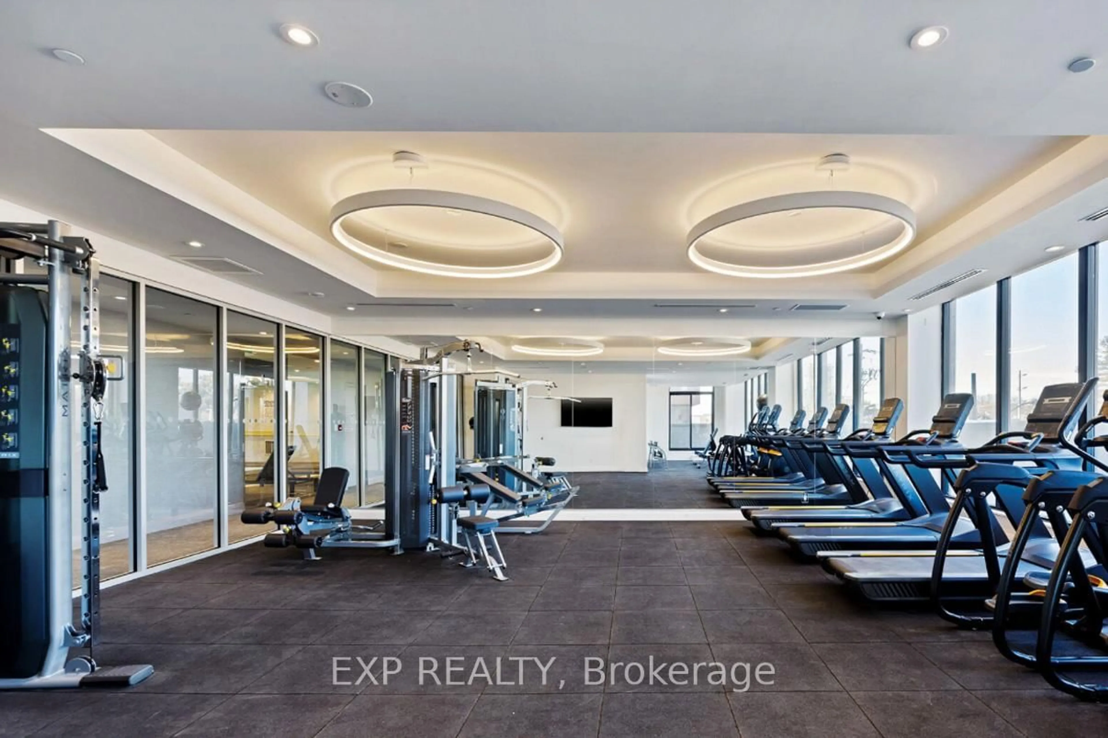 Gym or fitness room for 33 Frederick Todd Way #1305, Toronto Ontario M4G 0C9