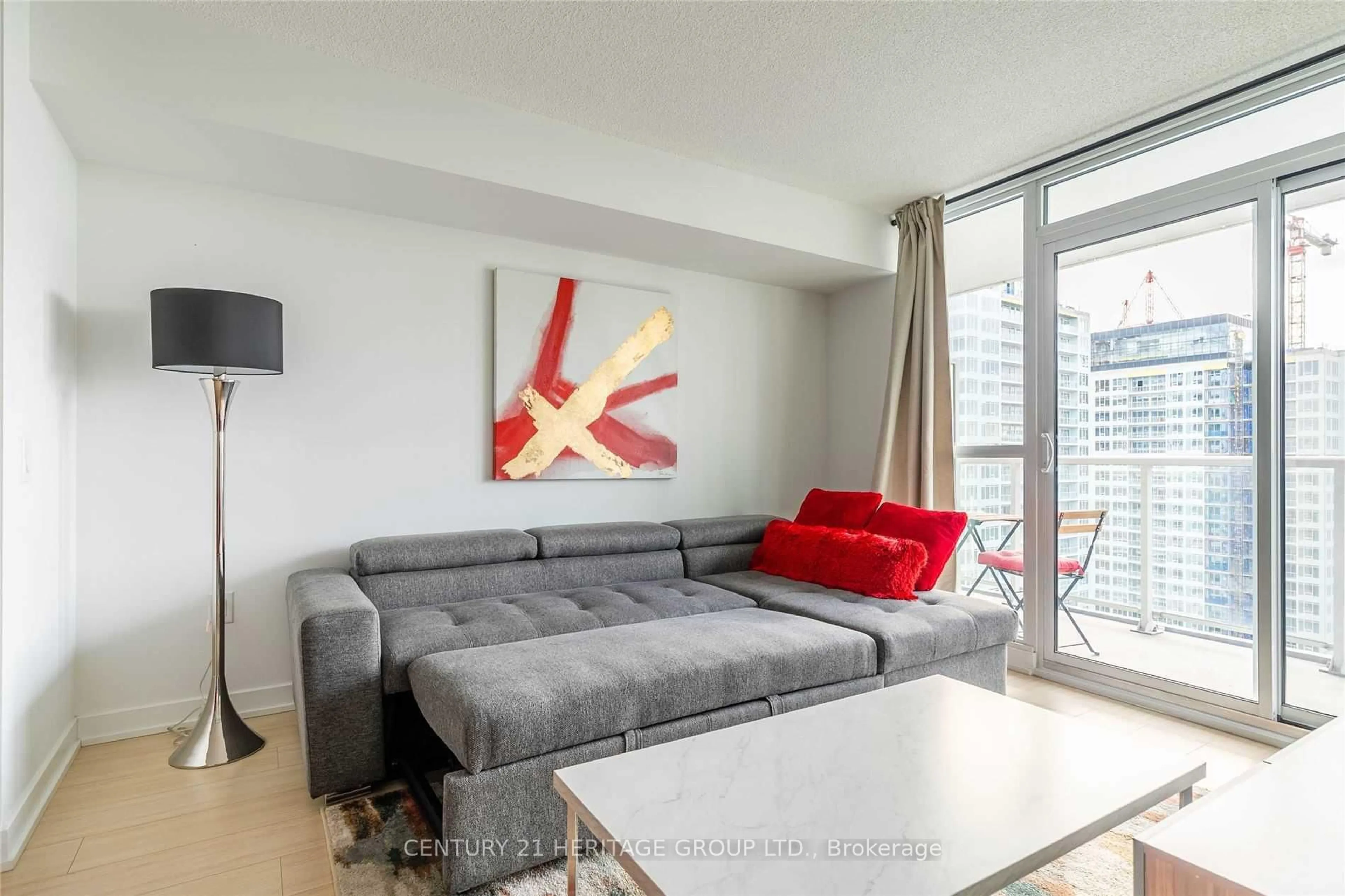 Living room with furniture, unknown for 75 Queens Wharf Rd #3810, Toronto Ontario M5V 0J8