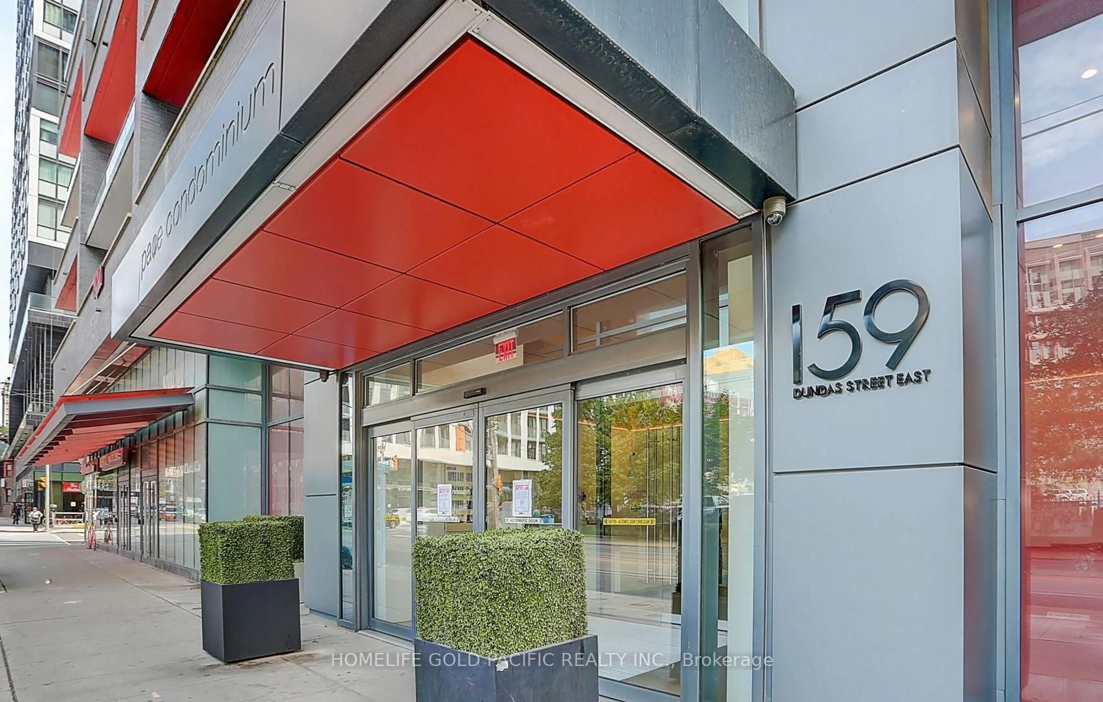 Indoor foyer for 159 Dundas St #613, Toronto Ontario M5B 0A9