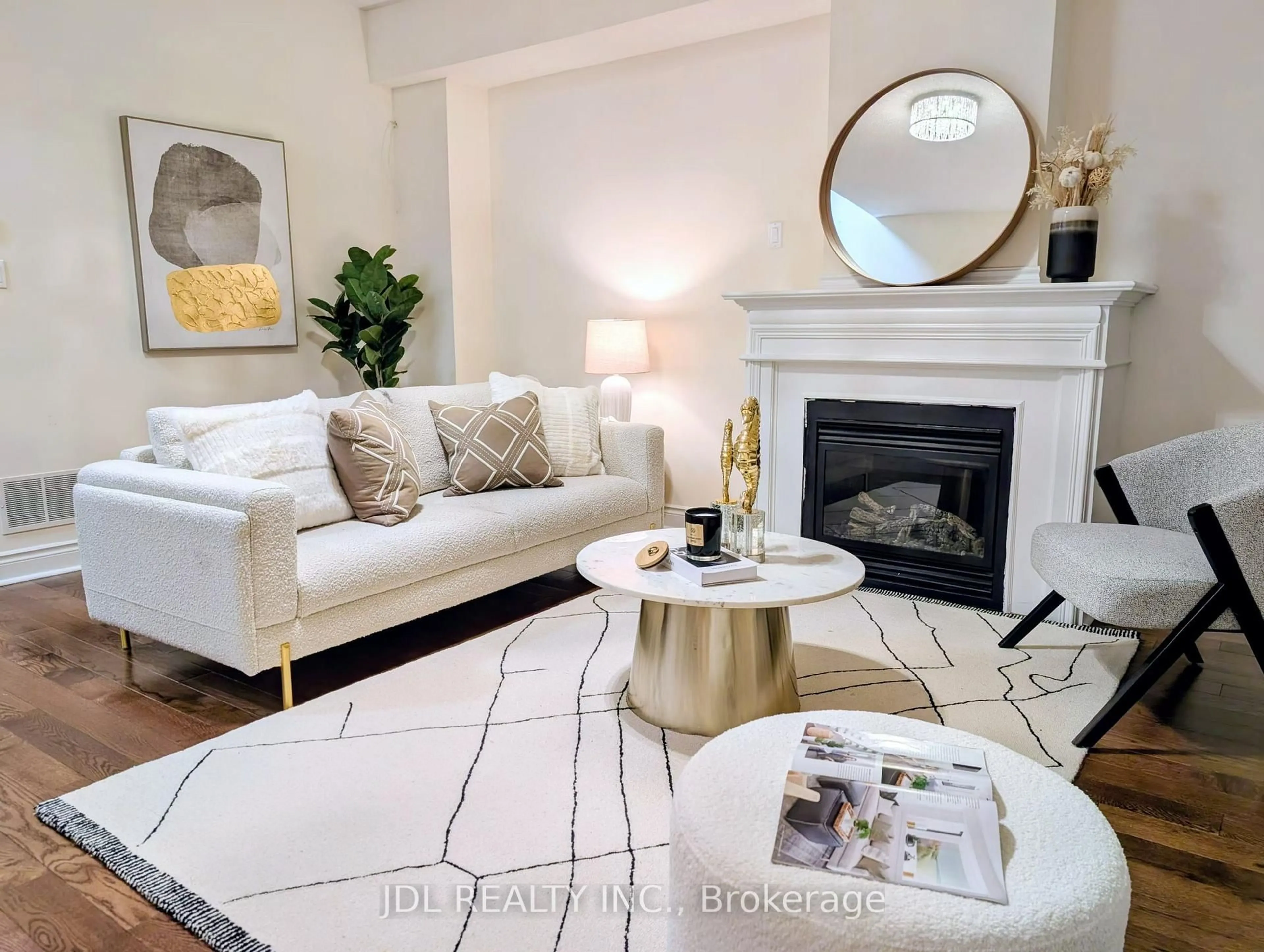 Living room with furniture, unknown for 3 Garvin Mews, Toronto Ontario M2N 0B2