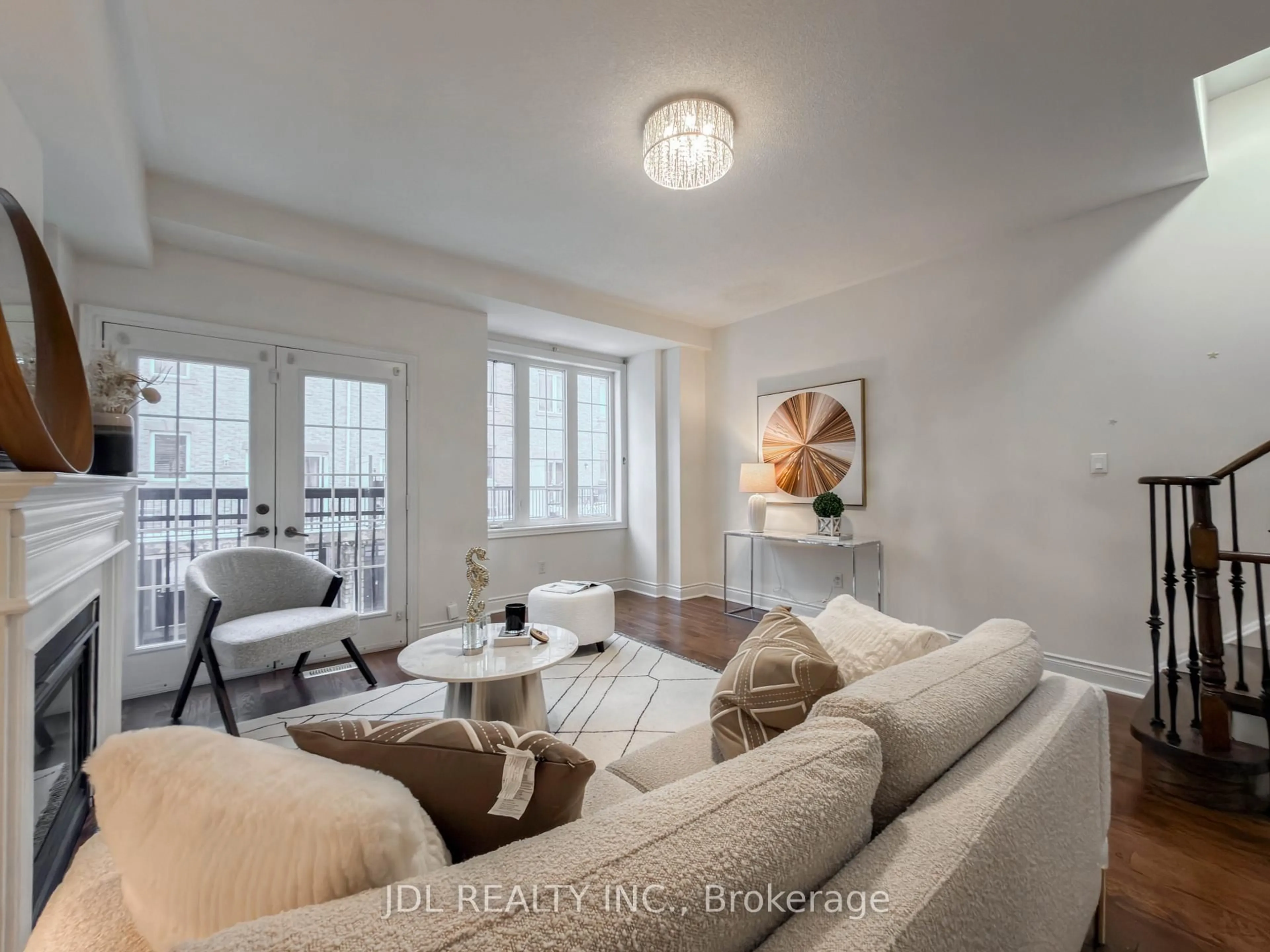 Living room with furniture, unknown for 3 Garvin Mews, Toronto Ontario M2N 0B2