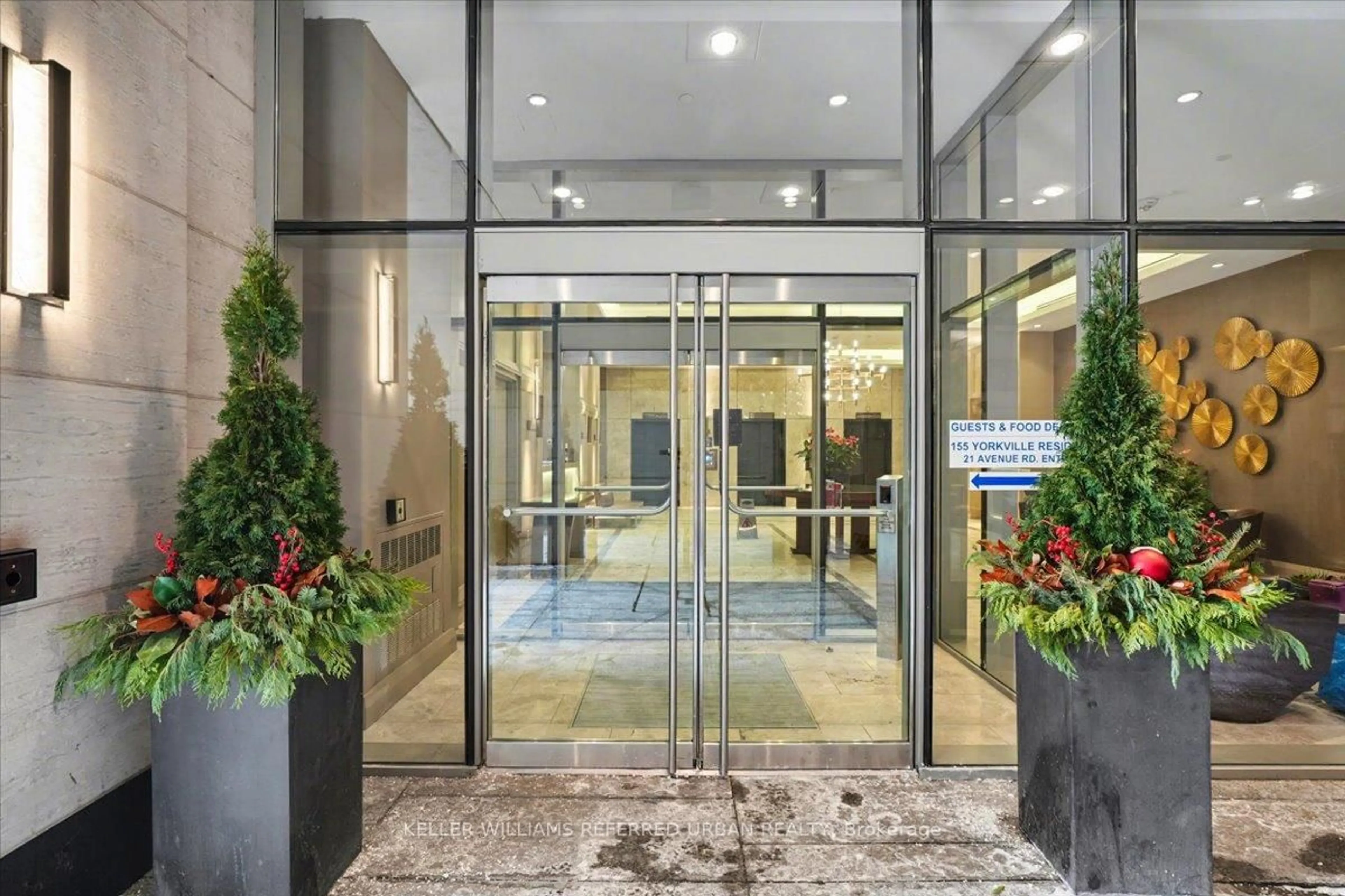 Indoor foyer for 155 Yorkville Ave #1908, Toronto Ontario M5R 1C4