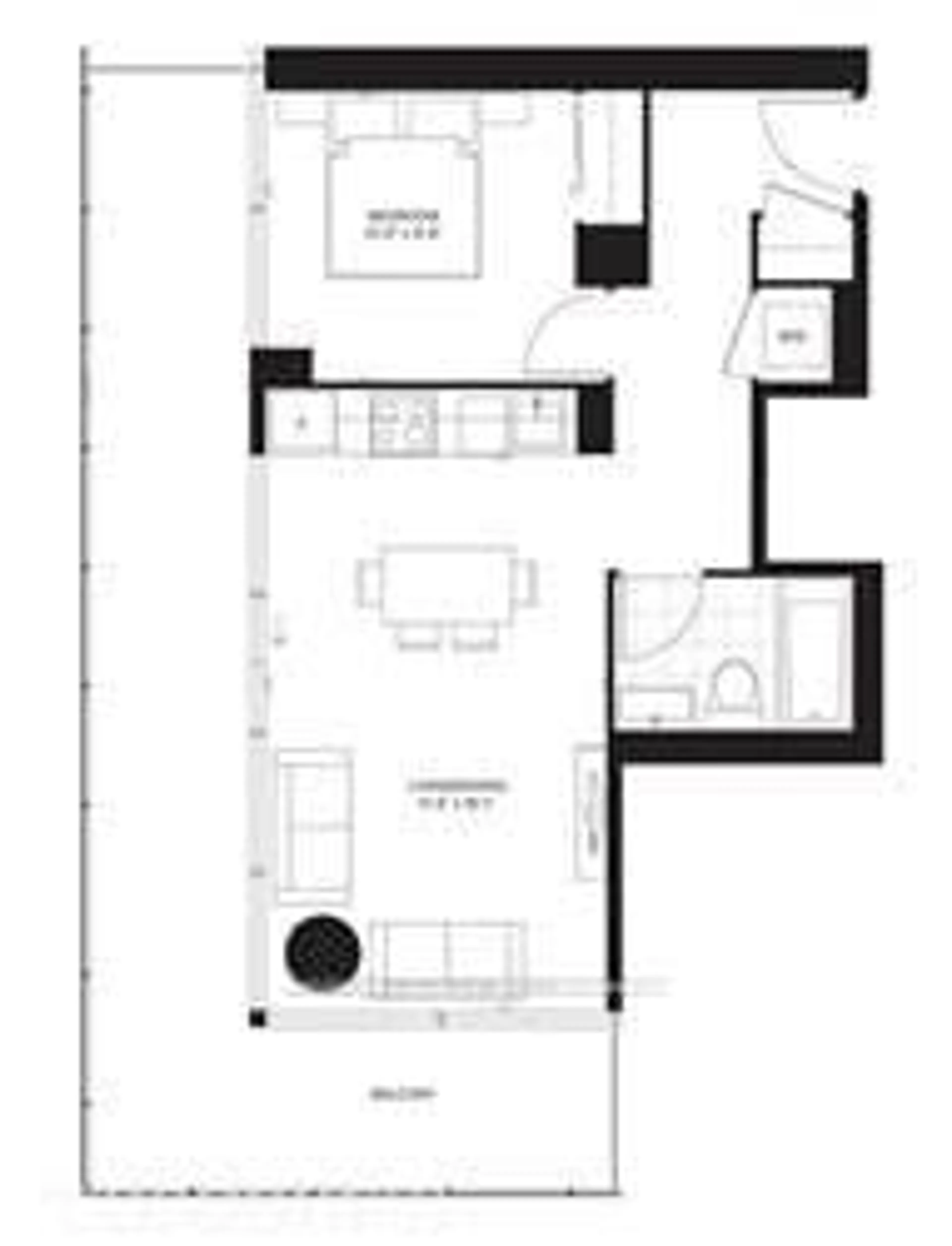 Floor plan for 42 Charles St #904, Toronto Ontario M4Y 0B7