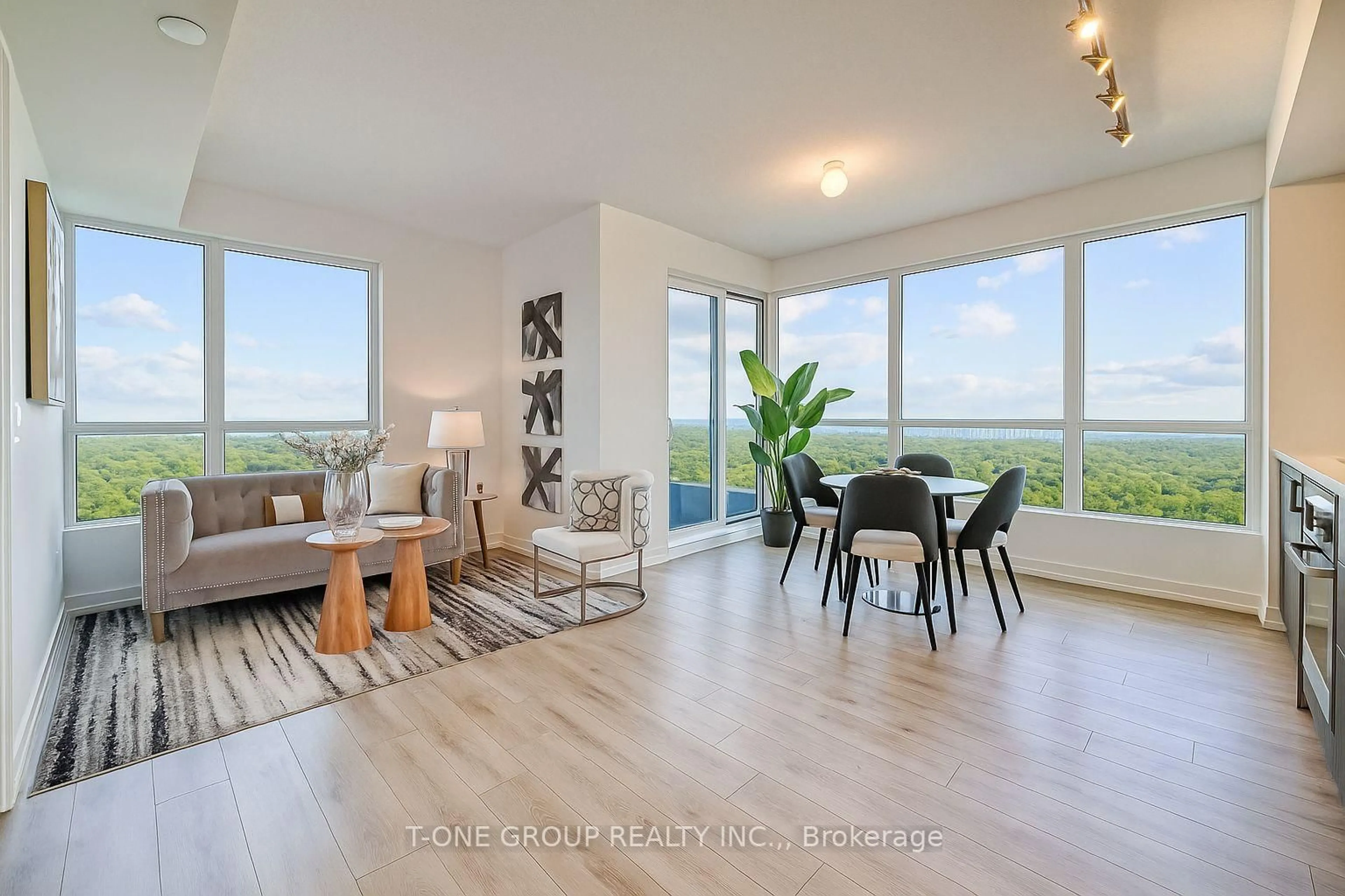 Living room with furniture, unknown for 395 Bloor St #3407, Toronto Ontario M4W 0B4