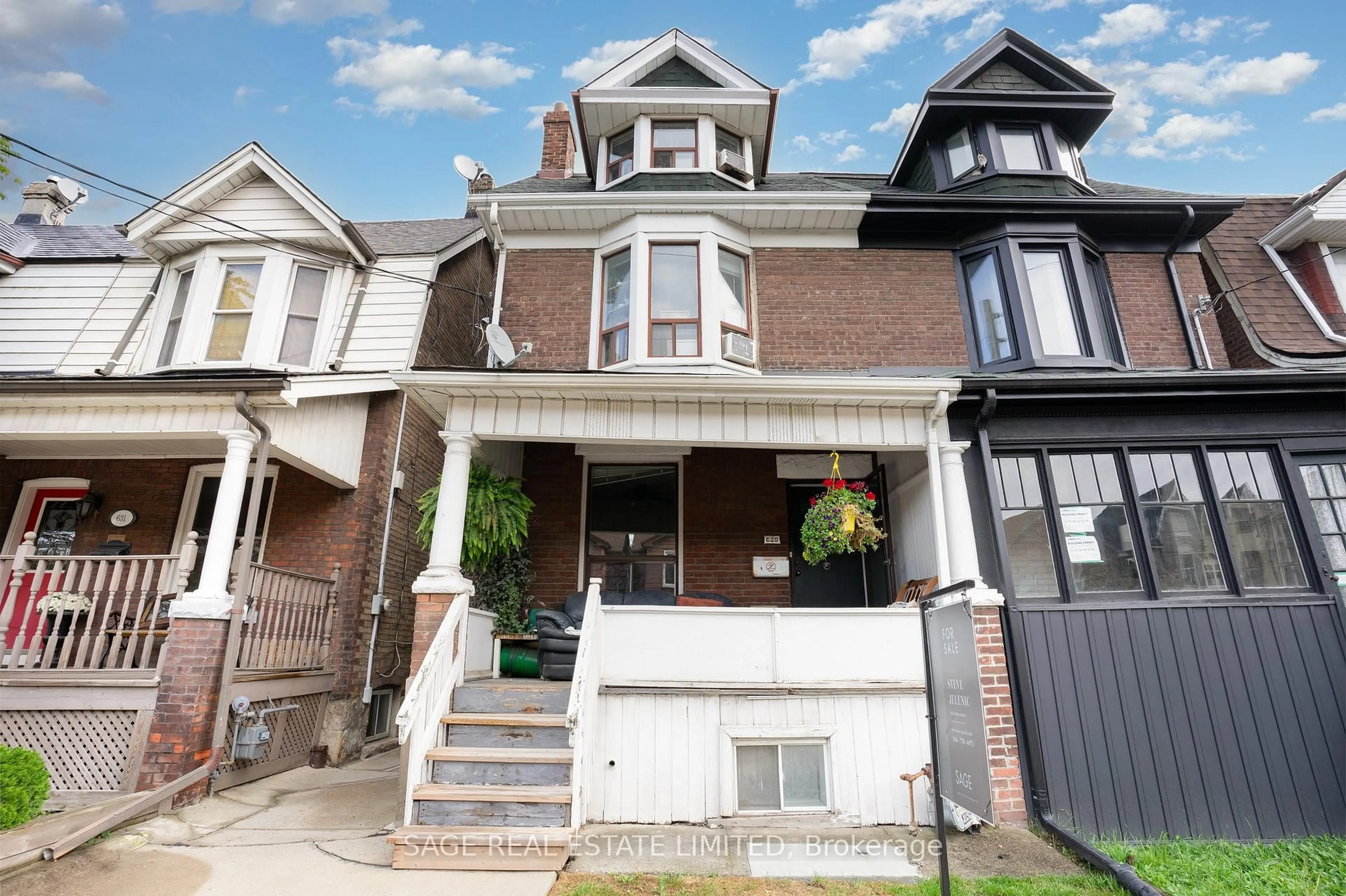 Home with brick exterior material, street for 629 Ossington Ave, Toronto Ontario M6G 3T6