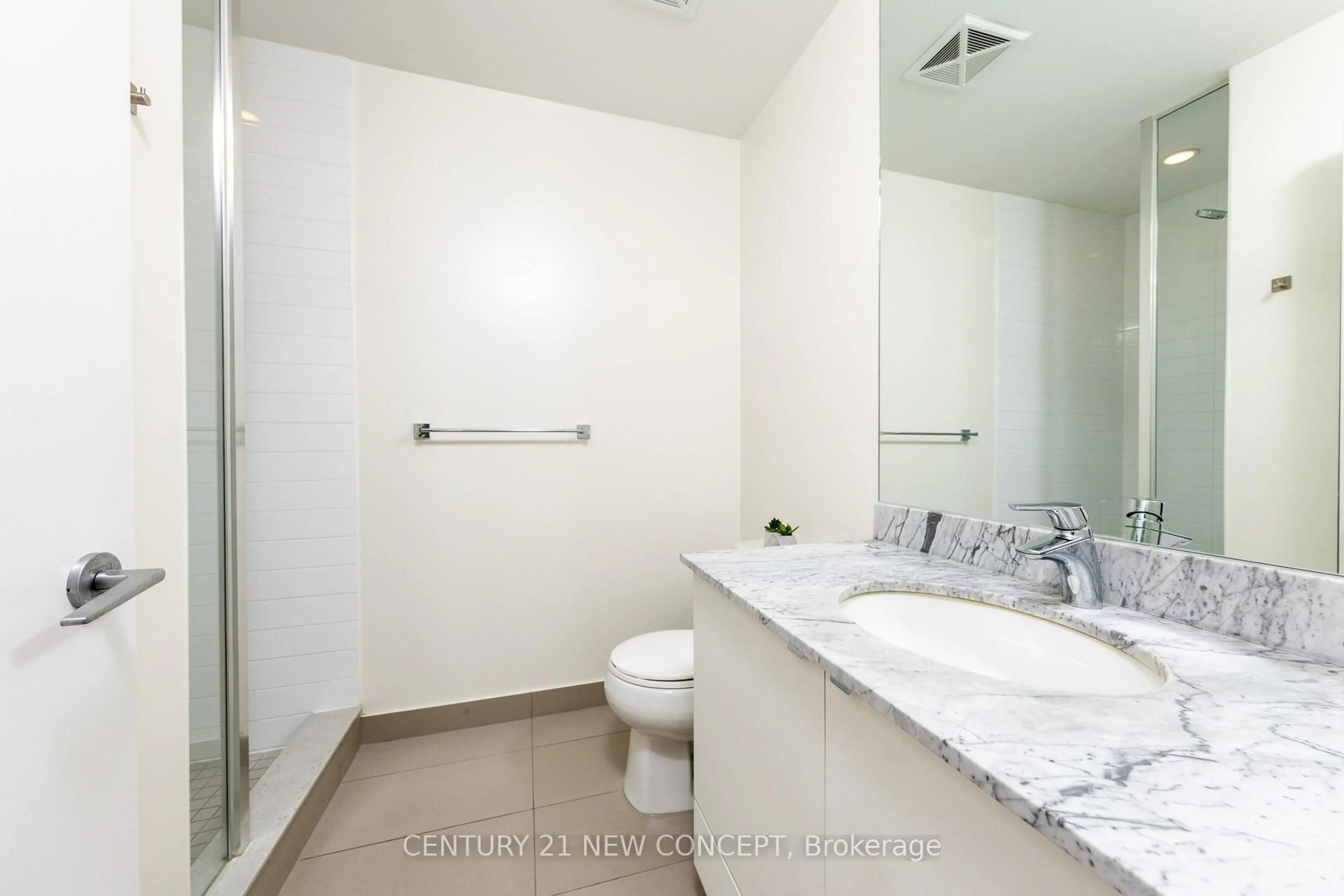 Standard bathroom, ceramic/tile floor for 51 East Liberty St #1310, Toronto Ontario M6K 3P8