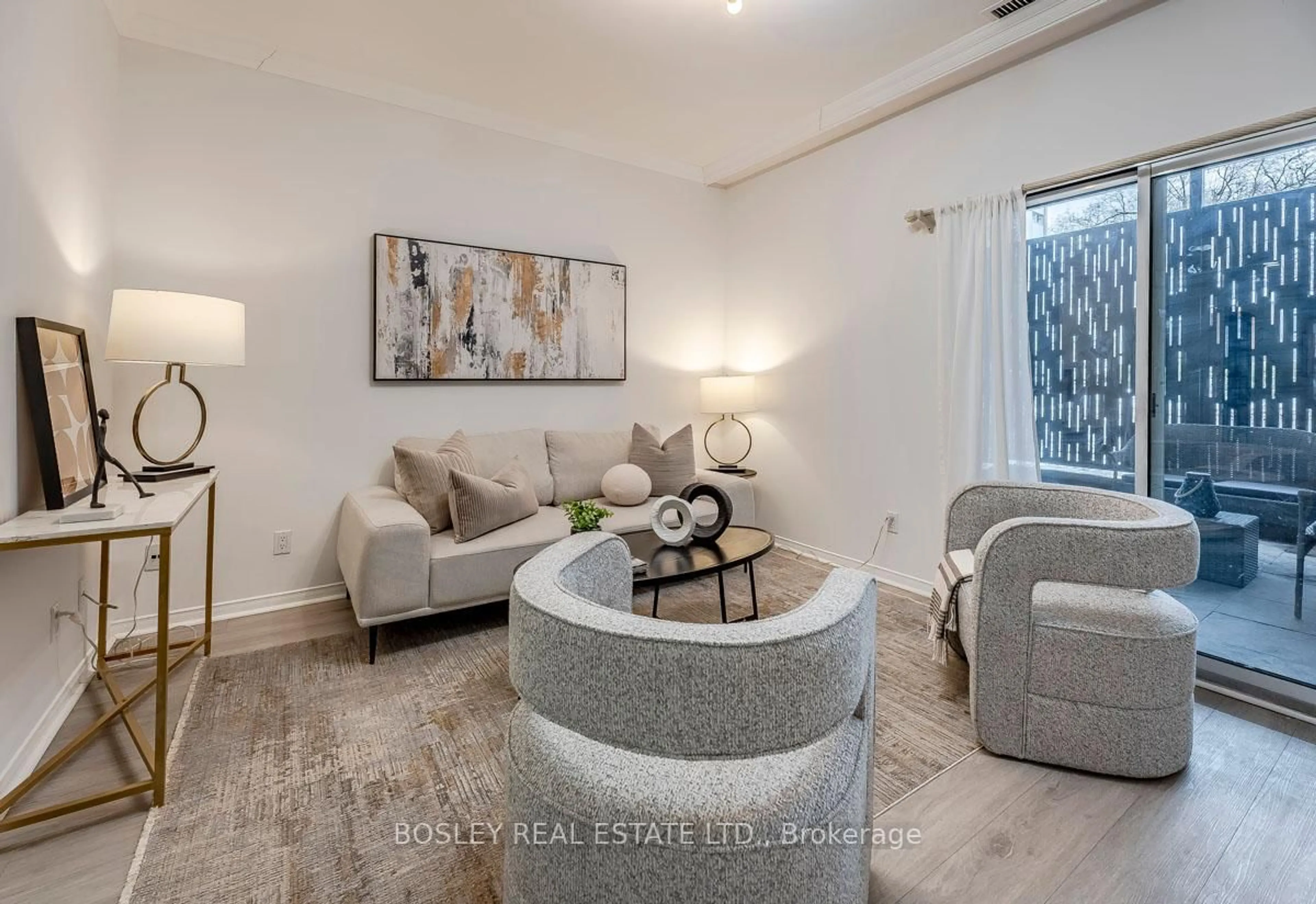 Living room with furniture, unknown for 600 Eglinton Ave #110, Toronto Ontario M4P 1P3