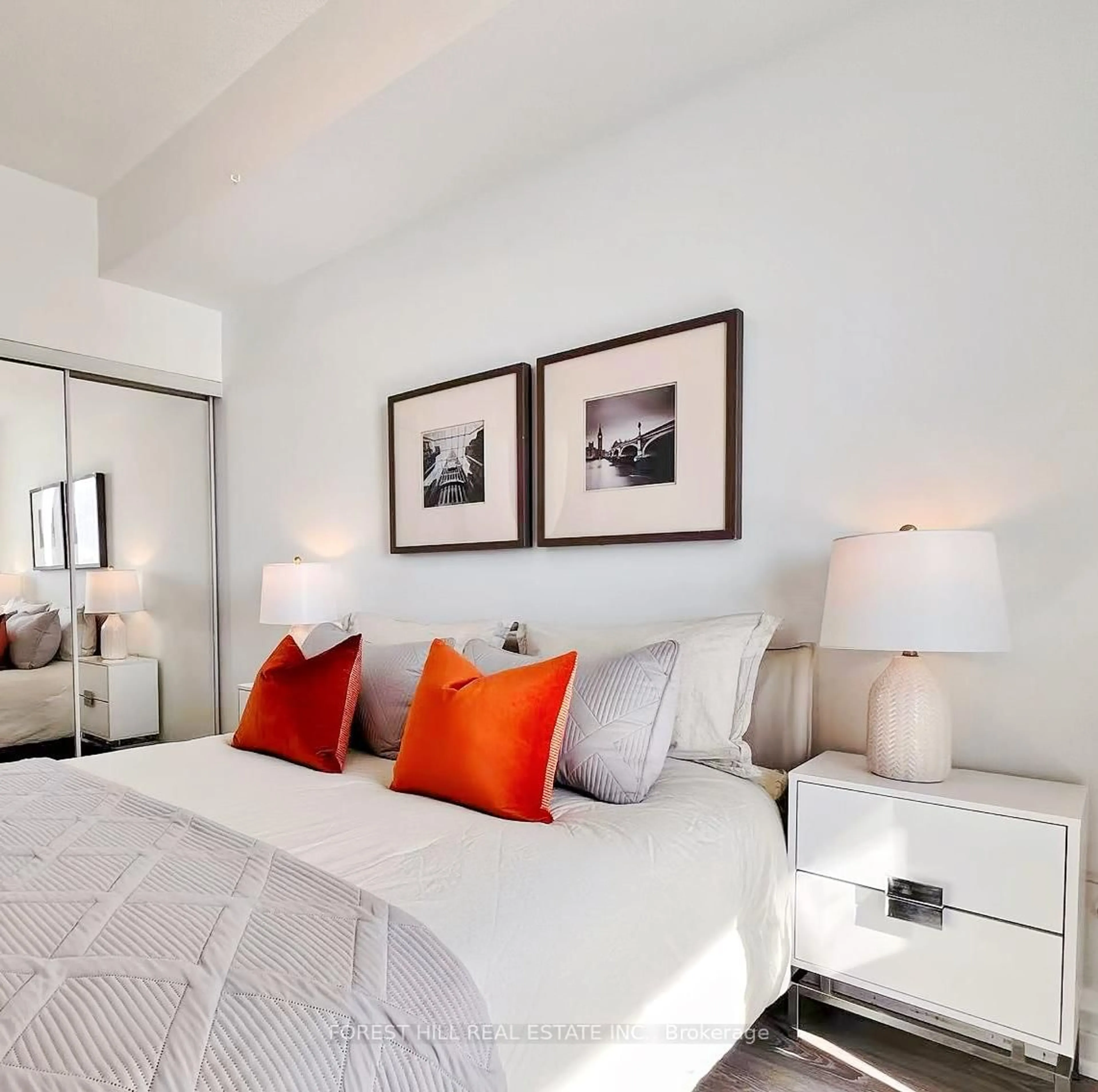 Bedroom with bed, unknown for 66 Forest Manor Rd #1110, Toronto Ontario M2J 0B7