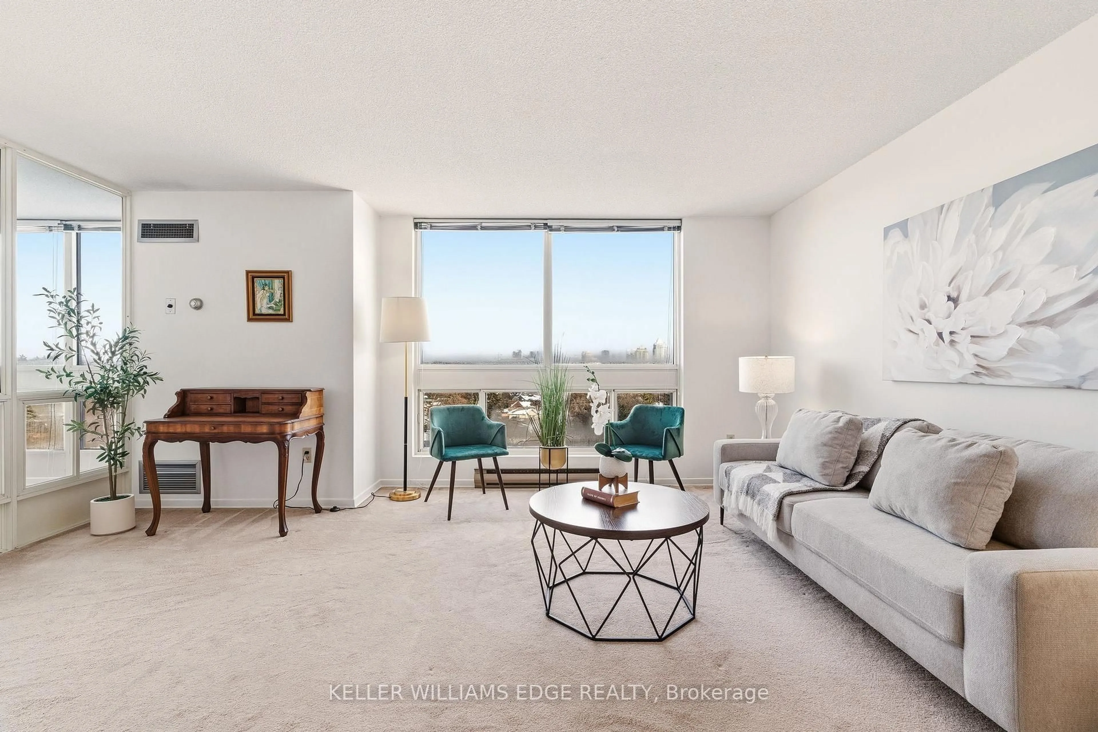 Living room with furniture, unknown for 5 Kenneth Ave #1102, Toronto Ontario M2N 6M7