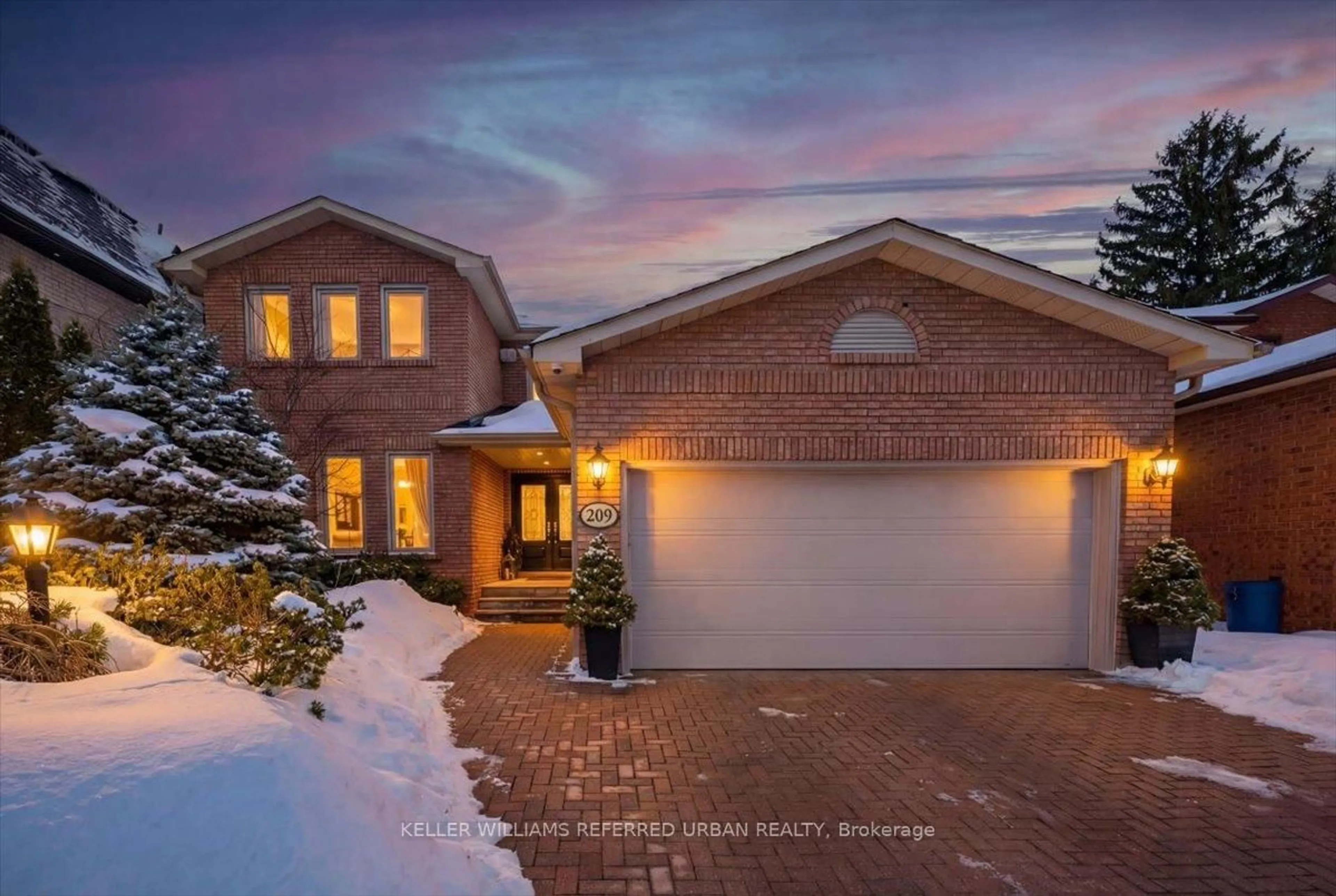 Home with brick exterior material, street for 209 Ellerslie Ave, Toronto Ontario M2N 1Y3