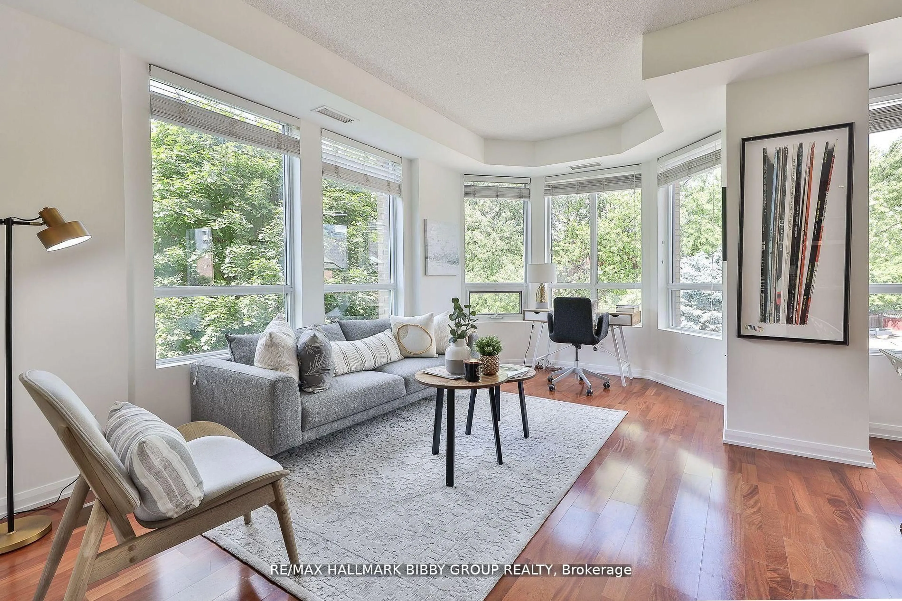 Living room with furniture, unknown for 25 Soho St #P302, Toronto Ontario M5T 3L8