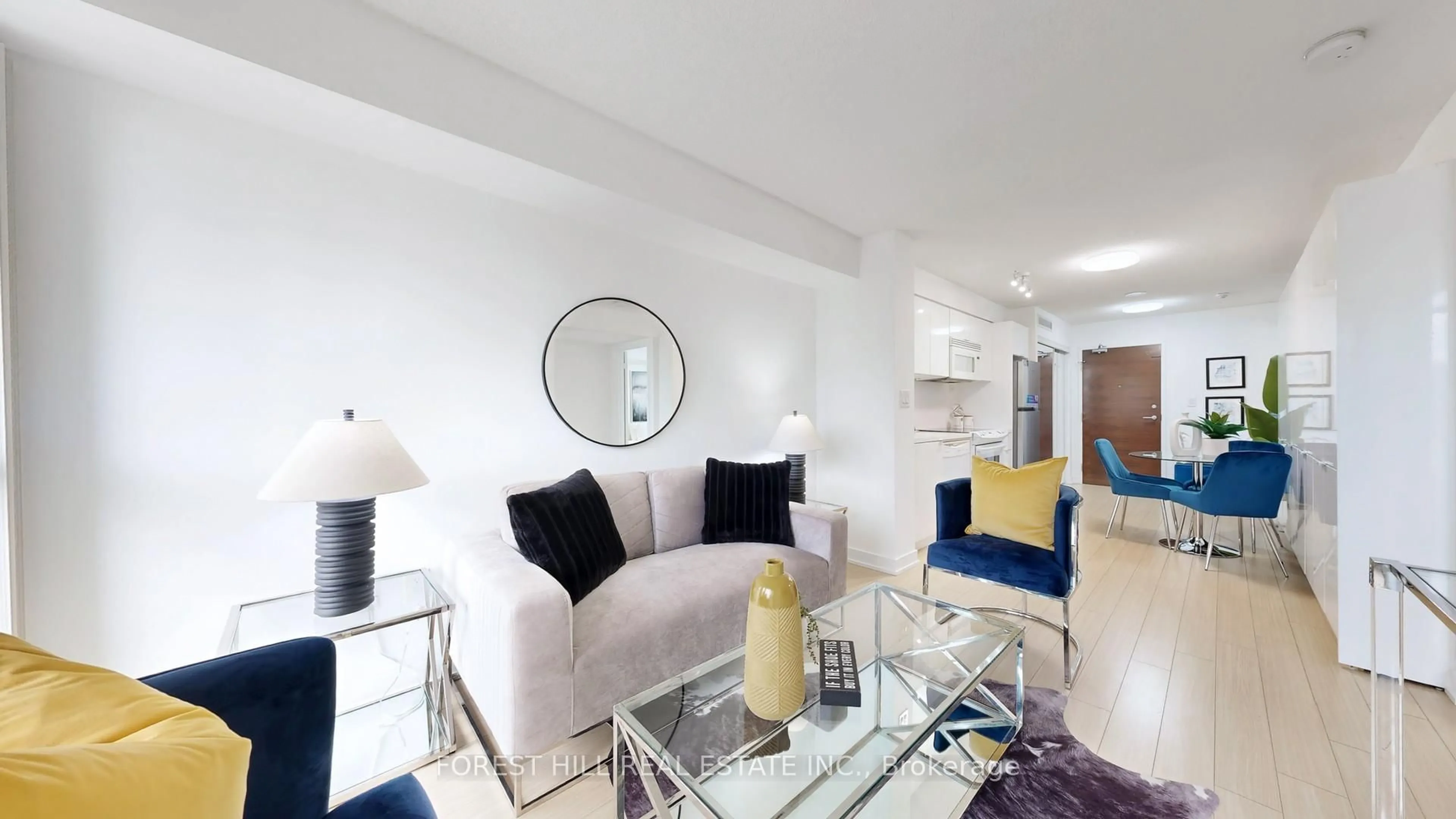 Living room with furniture, unknown for 10 Capreol Crt #743, Toronto Ontario M5V 4B3