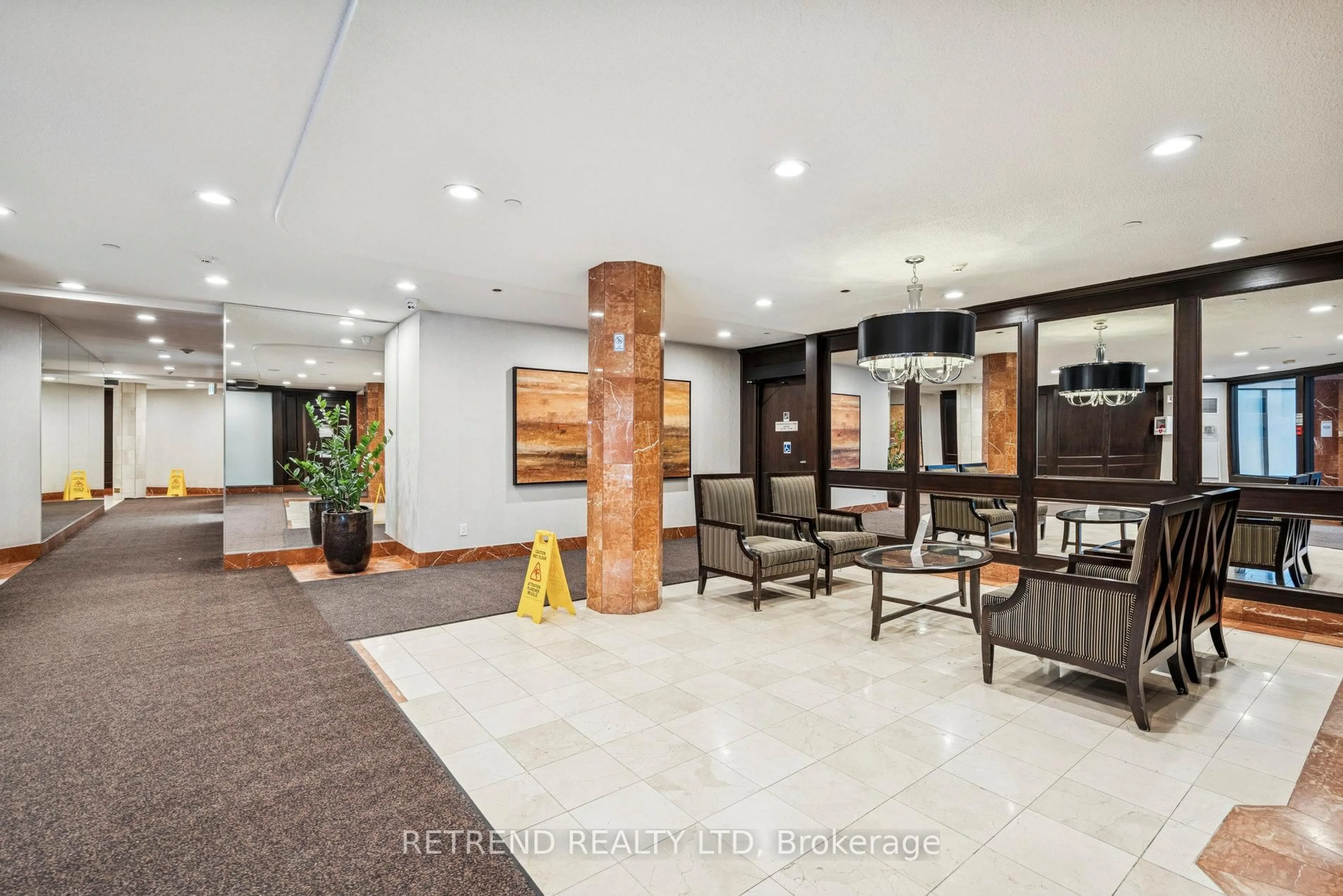 Lobby for 1101 Steeles Ave #212, Toronto Ontario M2R 3W5