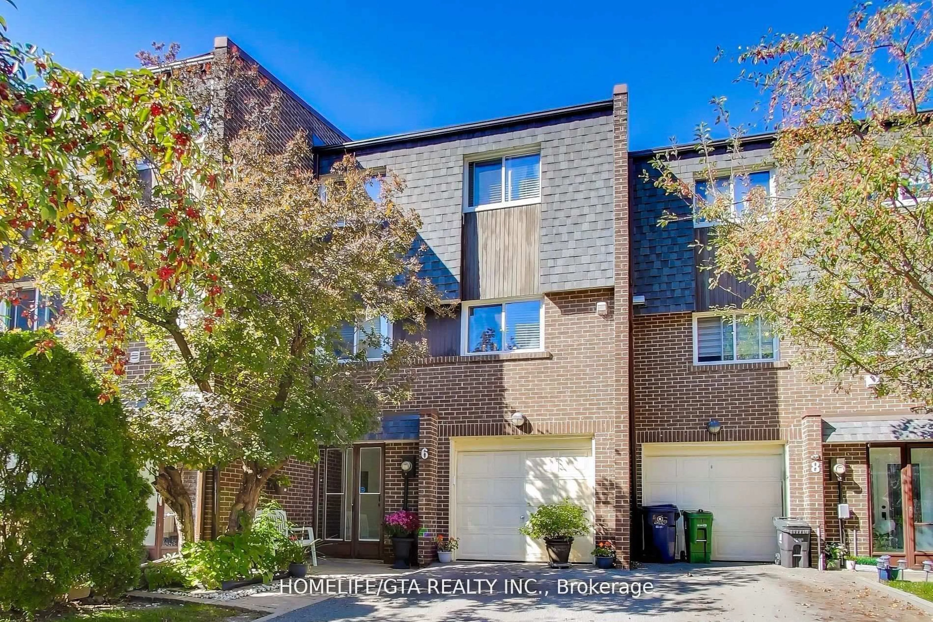 Home with brick exterior material, street for 6 Windy Gfwy, Toronto Ontario M3C 3A7