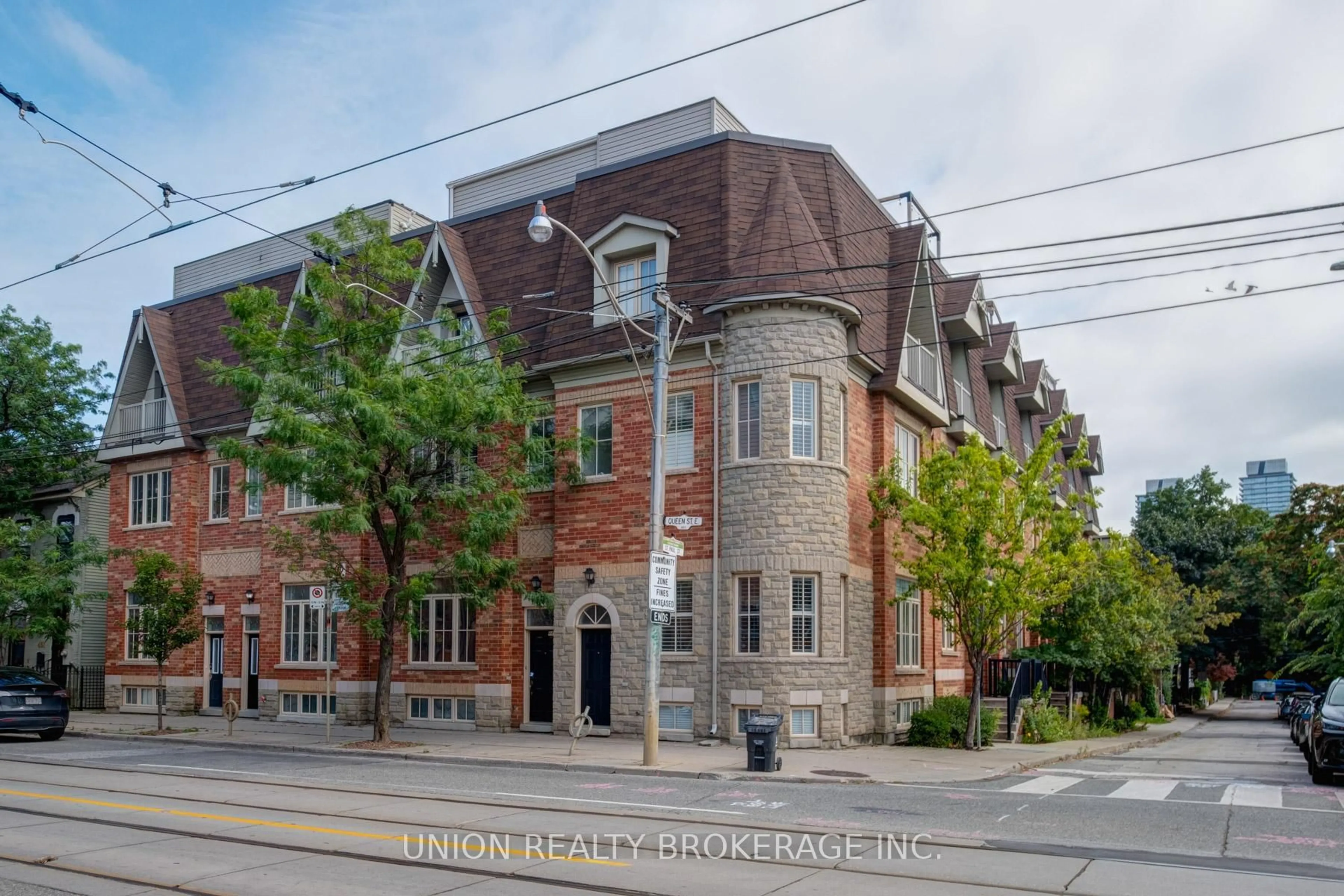 Home with brick exterior material, street for 443C Queen St, Toronto Ontario M1C 2W7