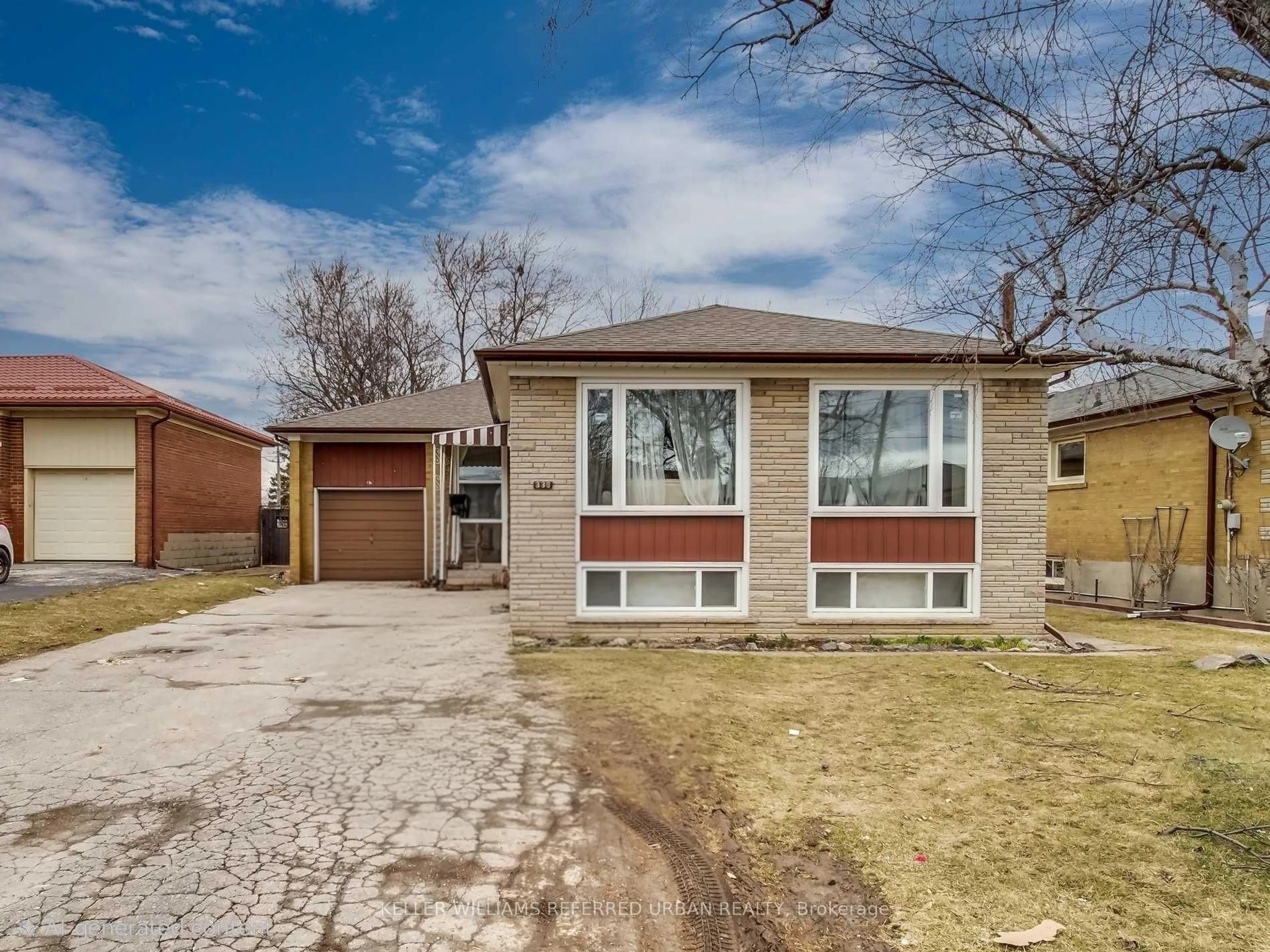 Home with brick exterior material, street for 336 Brighton Ave, Toronto Ontario M3H 4G5