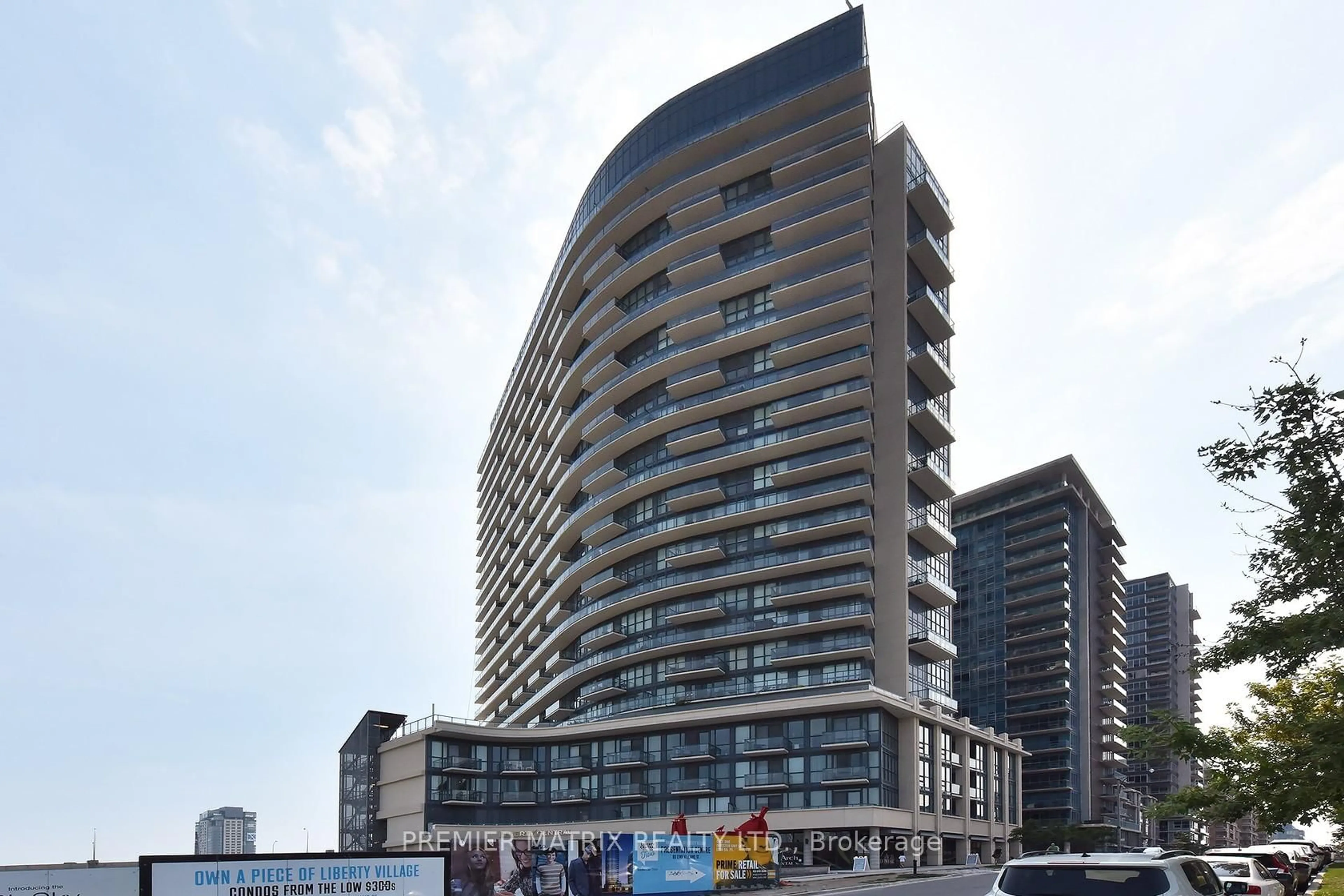 Balcony in the apartment, building for 51 East Liberty St #1905, Toronto Ontario M6K 3P8