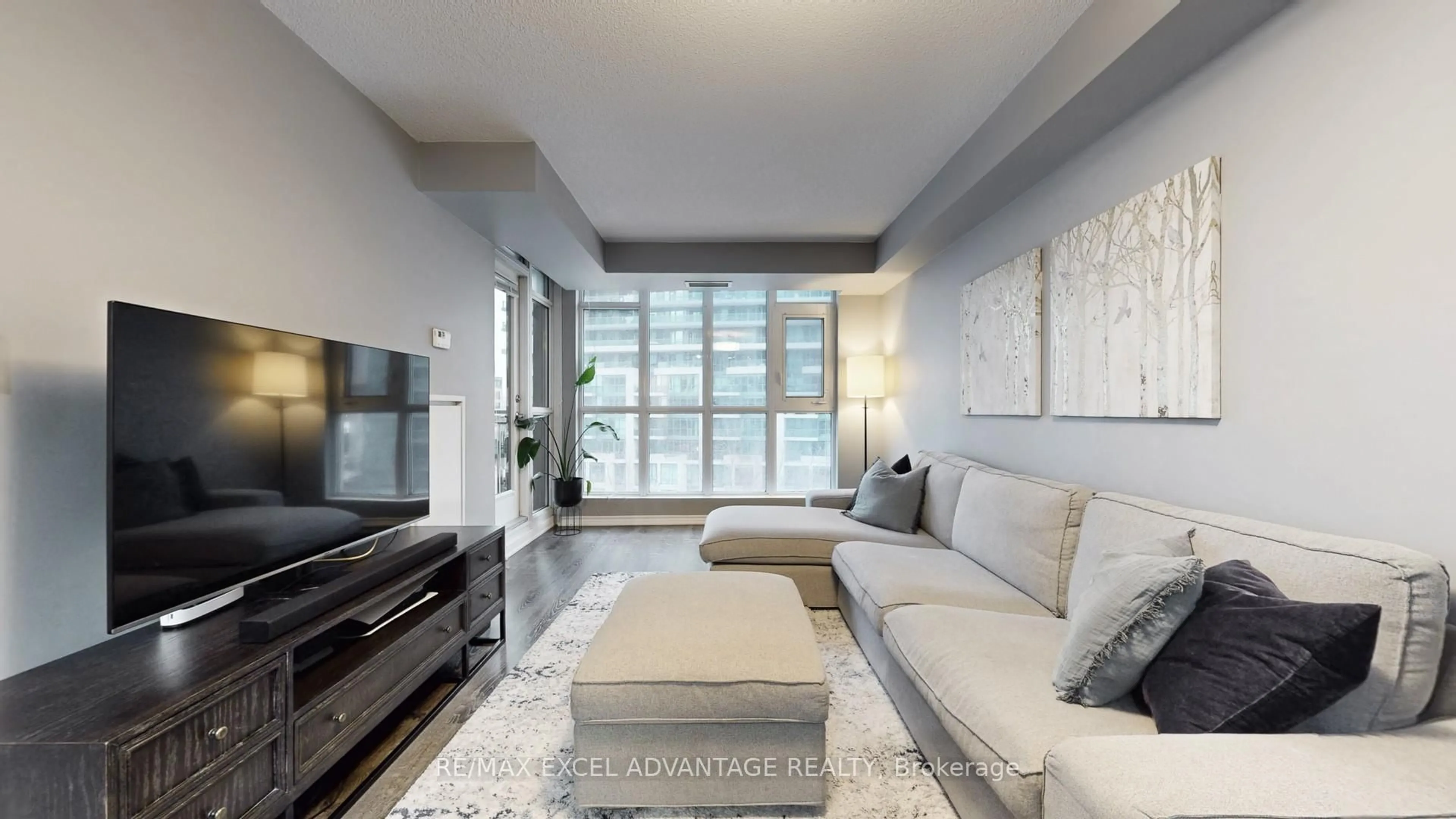 Living room with furniture, unknown for 35 Bastion St #713, Toronto Ontario M5V 0C2