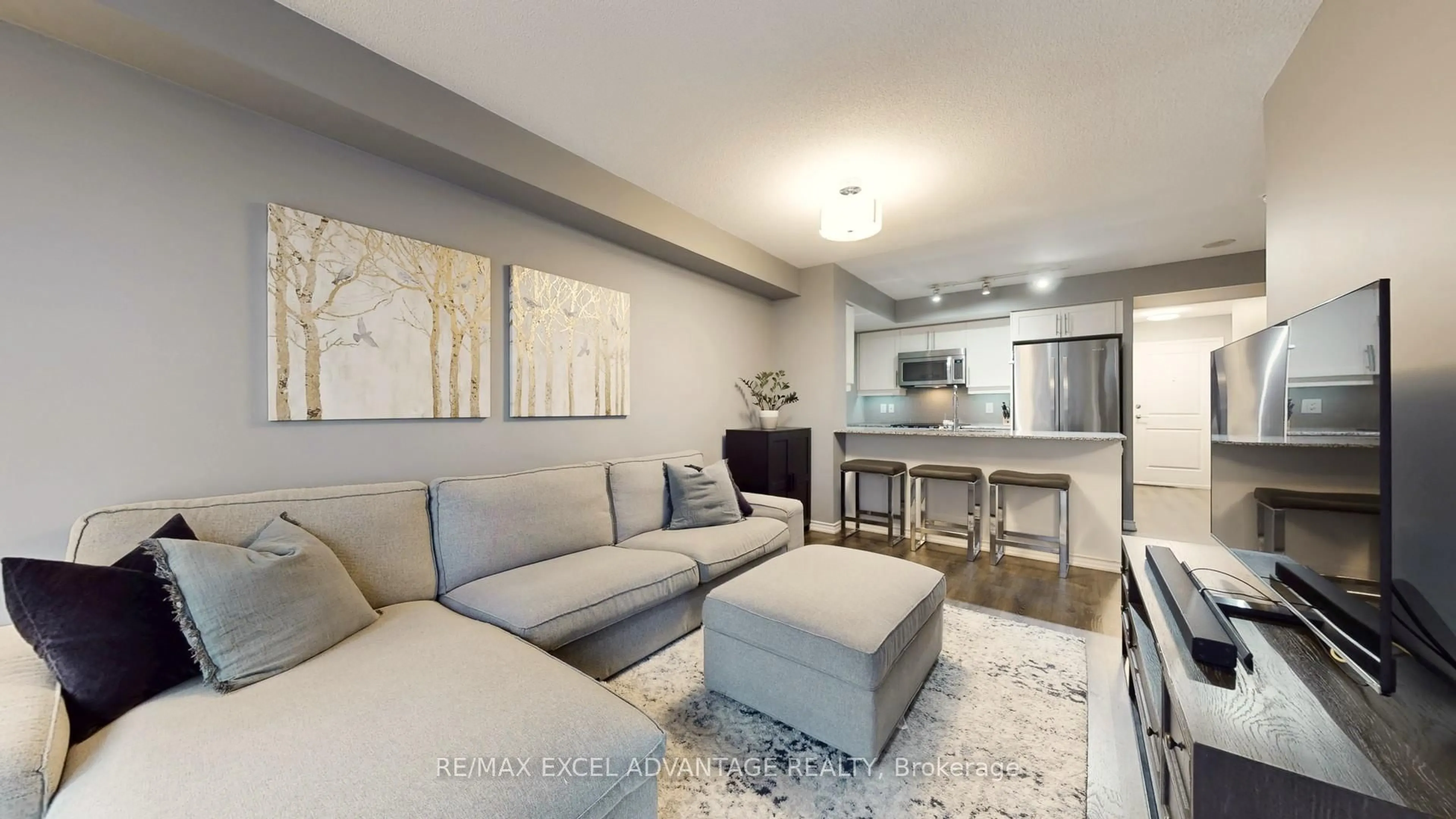 Living room with furniture, unknown for 35 Bastion St #713, Toronto Ontario M5V 0C2