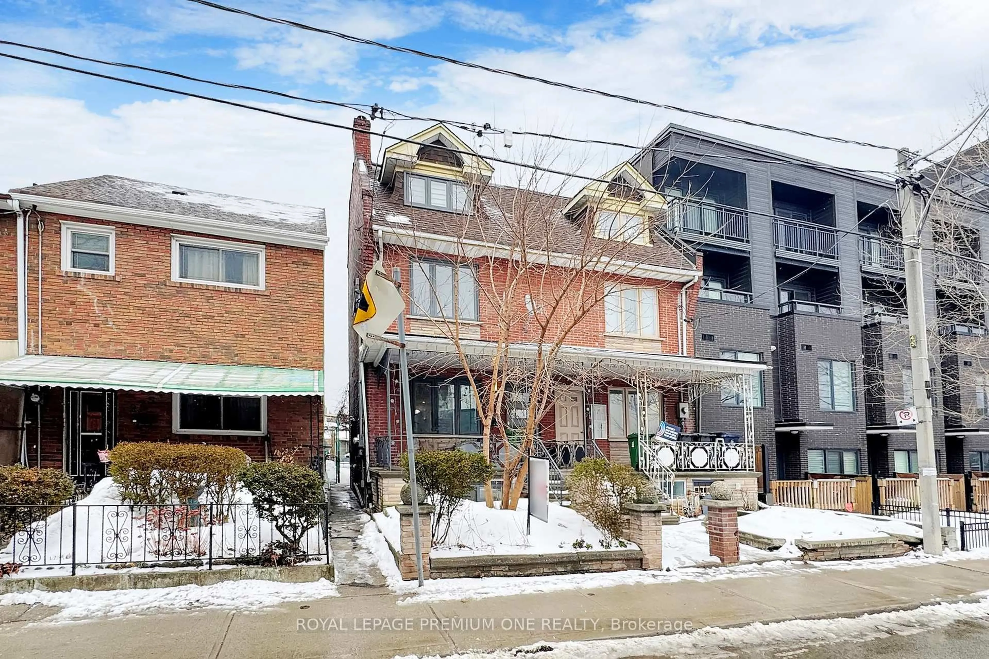 Home with brick exterior material, street for 223 Manning Ave, Toronto Ontario M6J 2K8