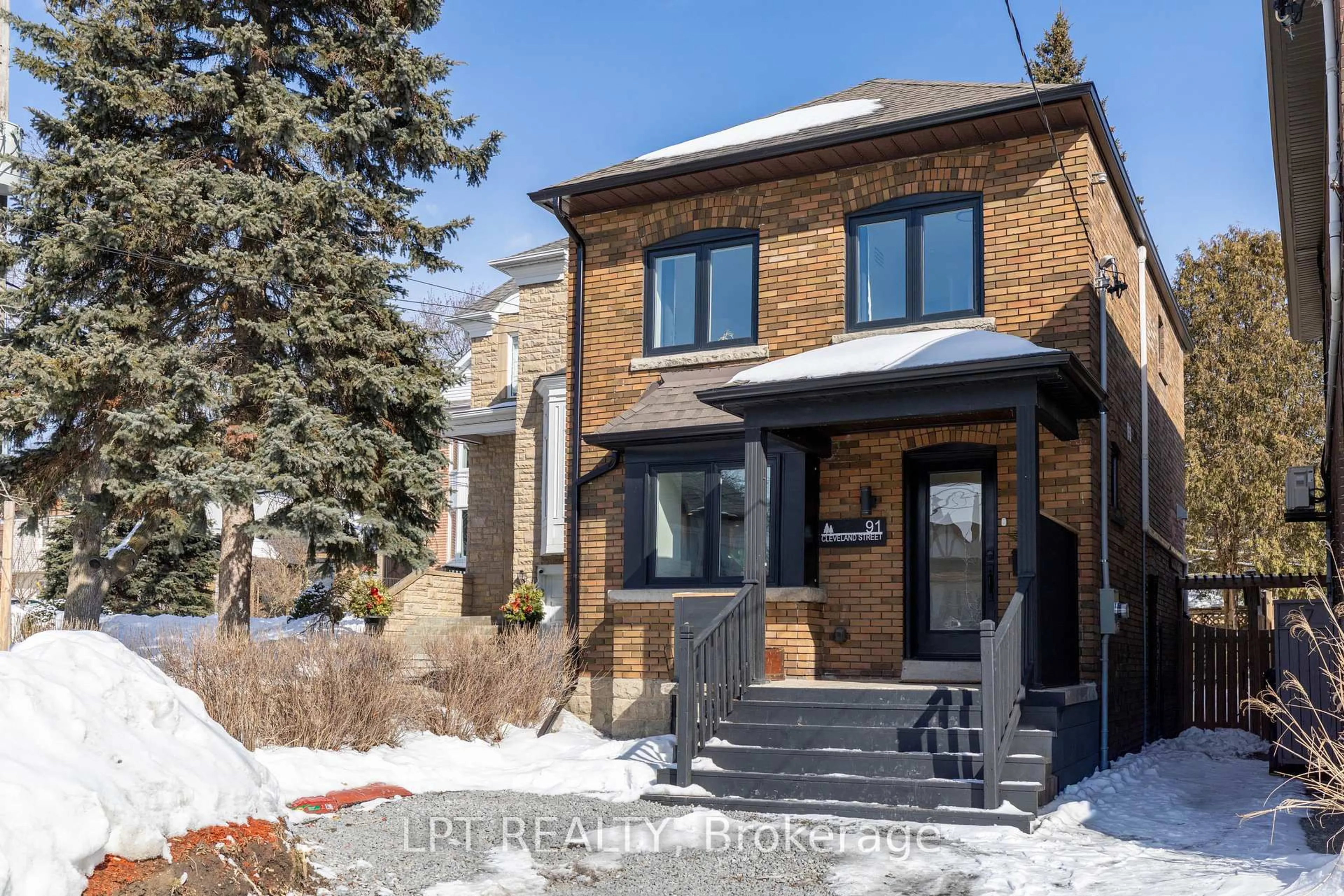 Home with brick exterior material, street for 91 Cleveland St, Toronto Ontario M4S 2W4