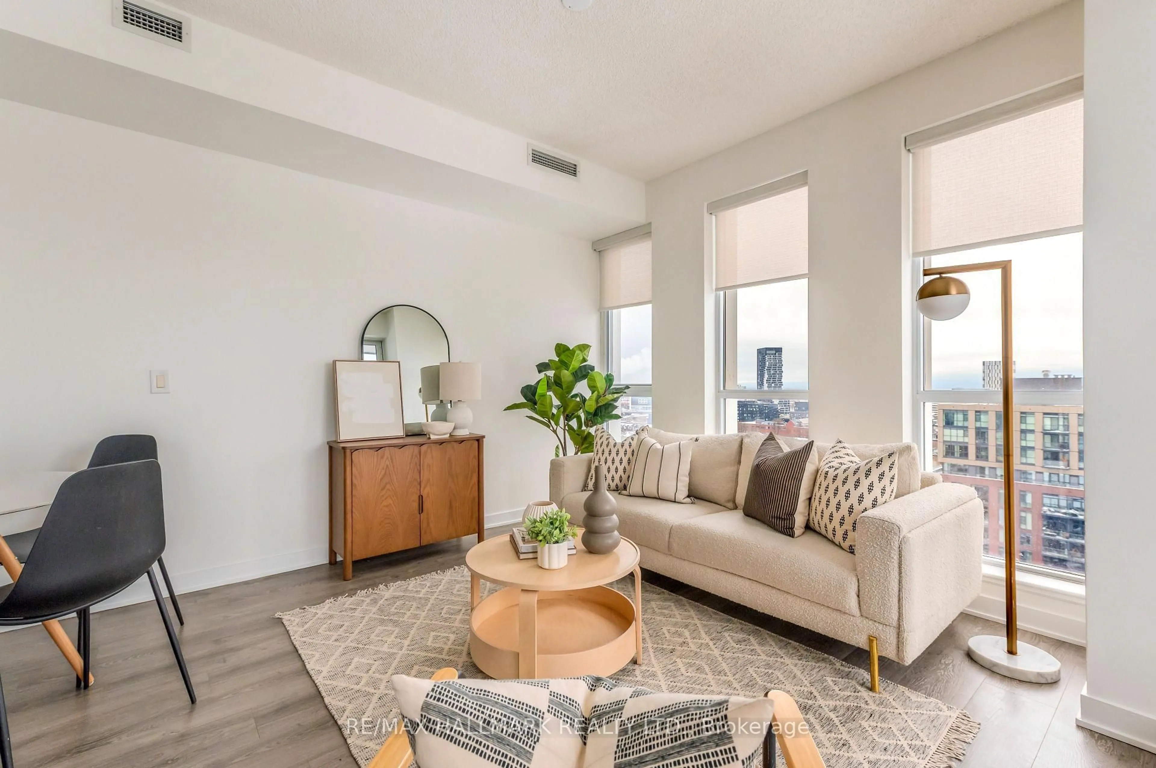 Living room with furniture, unknown for 170 Sumach St #1406, Toronto Ontario M5A 0C3