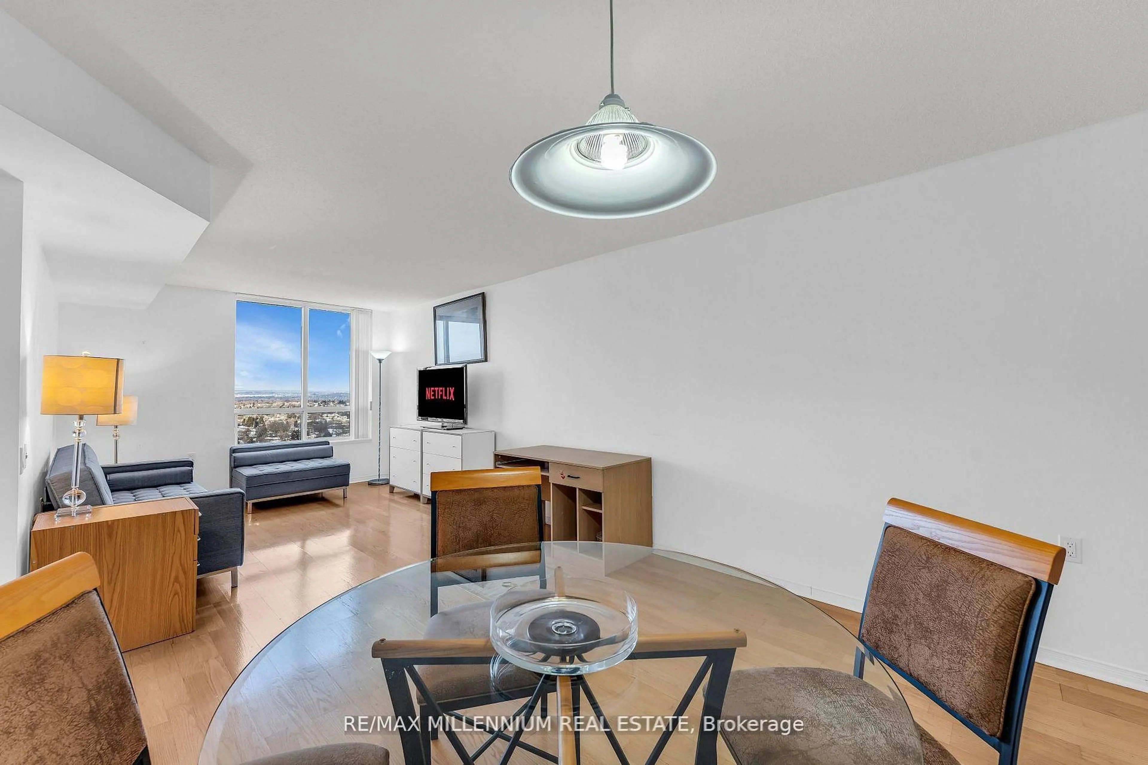 Living room with furniture, unknown for 35 Finch Ave #2302, Toronto Ontario M2N 6Z8