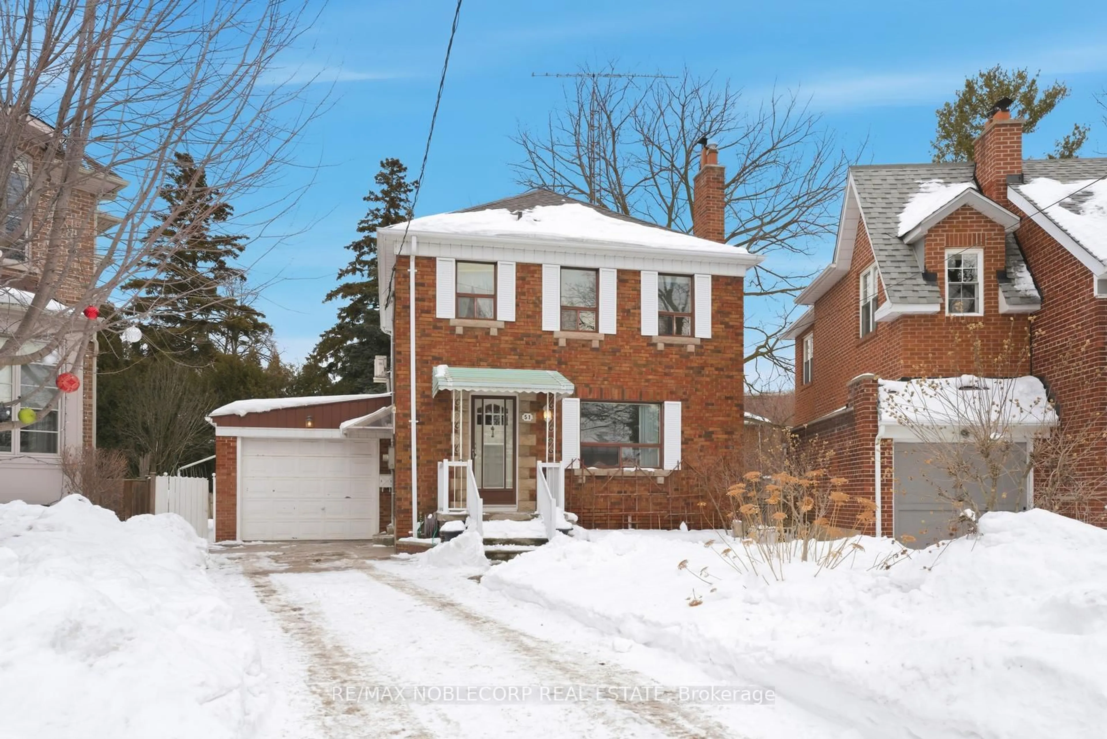 Home with brick exterior material, street for 51 Glenavy Ave, Toronto Ontario M4P 2T9