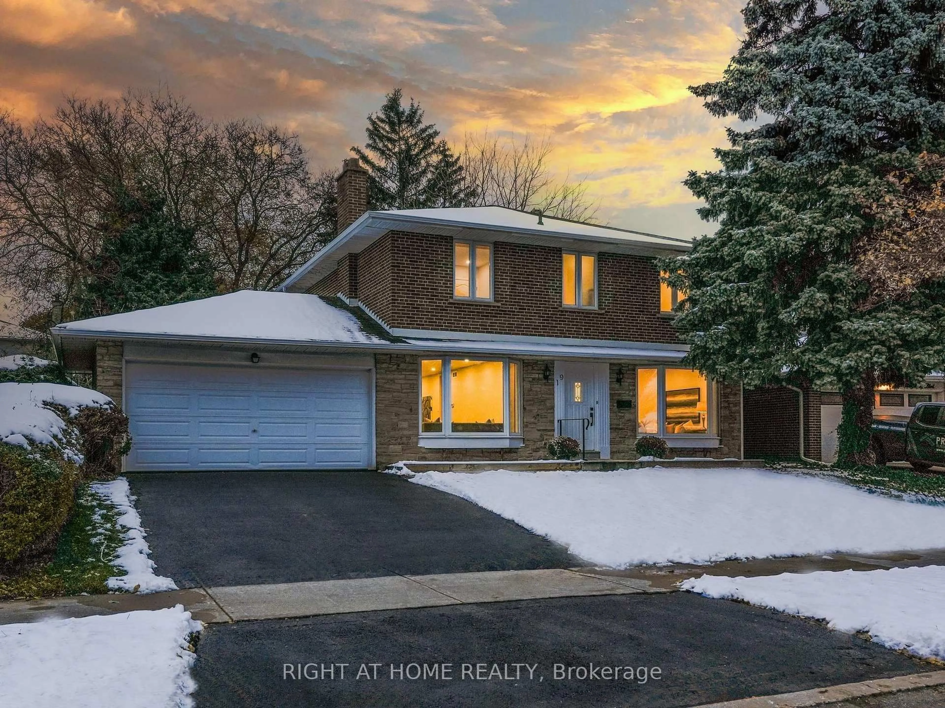 Home with brick exterior material, street for 19 shaughnessy Blvd, Toronto Ontario M2J 1H4