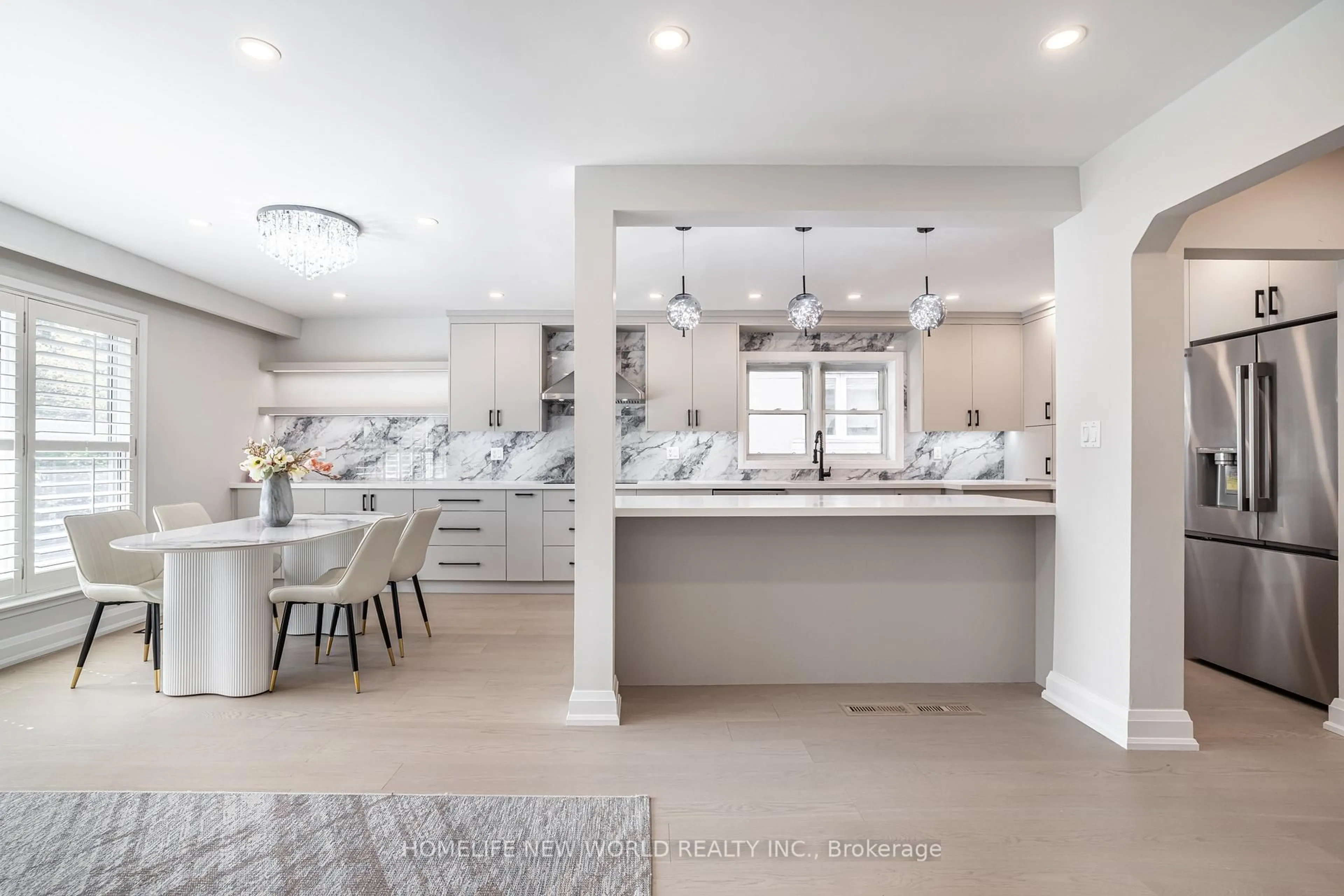 Contemporary kitchen, ceramic/tile floor for 192 Combe Ave, Toronto Ontario M3H 4K5