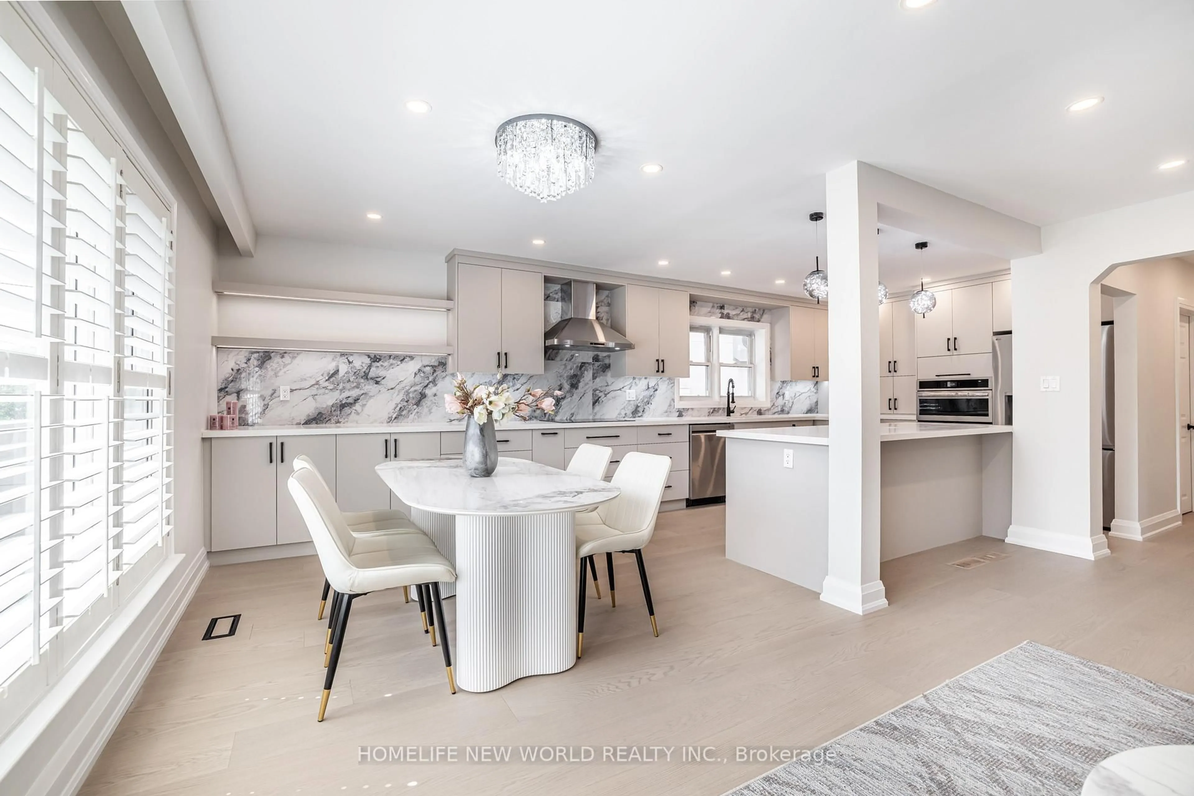 Contemporary kitchen, ceramic/tile floor for 192 Combe Ave, Toronto Ontario M3H 4K5