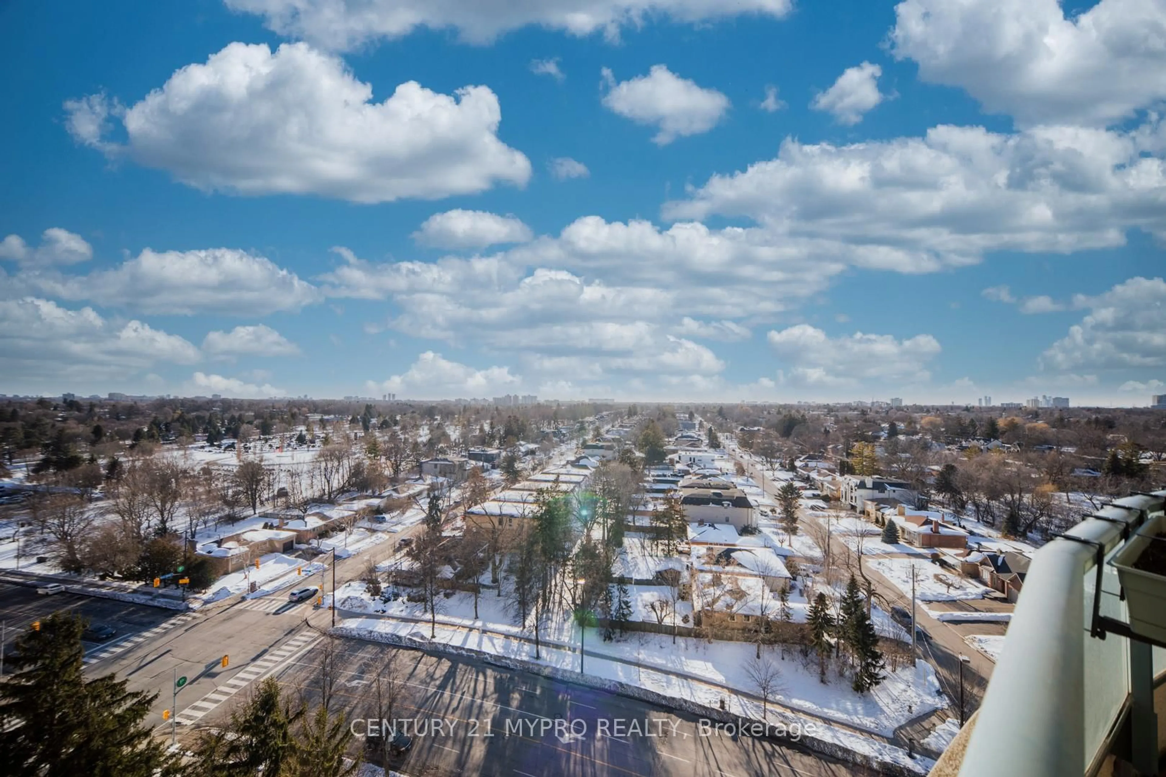 A pic from outside/outdoor area/front of a property/back of a property/a pic from drone, mountain view for 233 Beecroft Rd #1506, Toronto Ontario M2N 6Z9