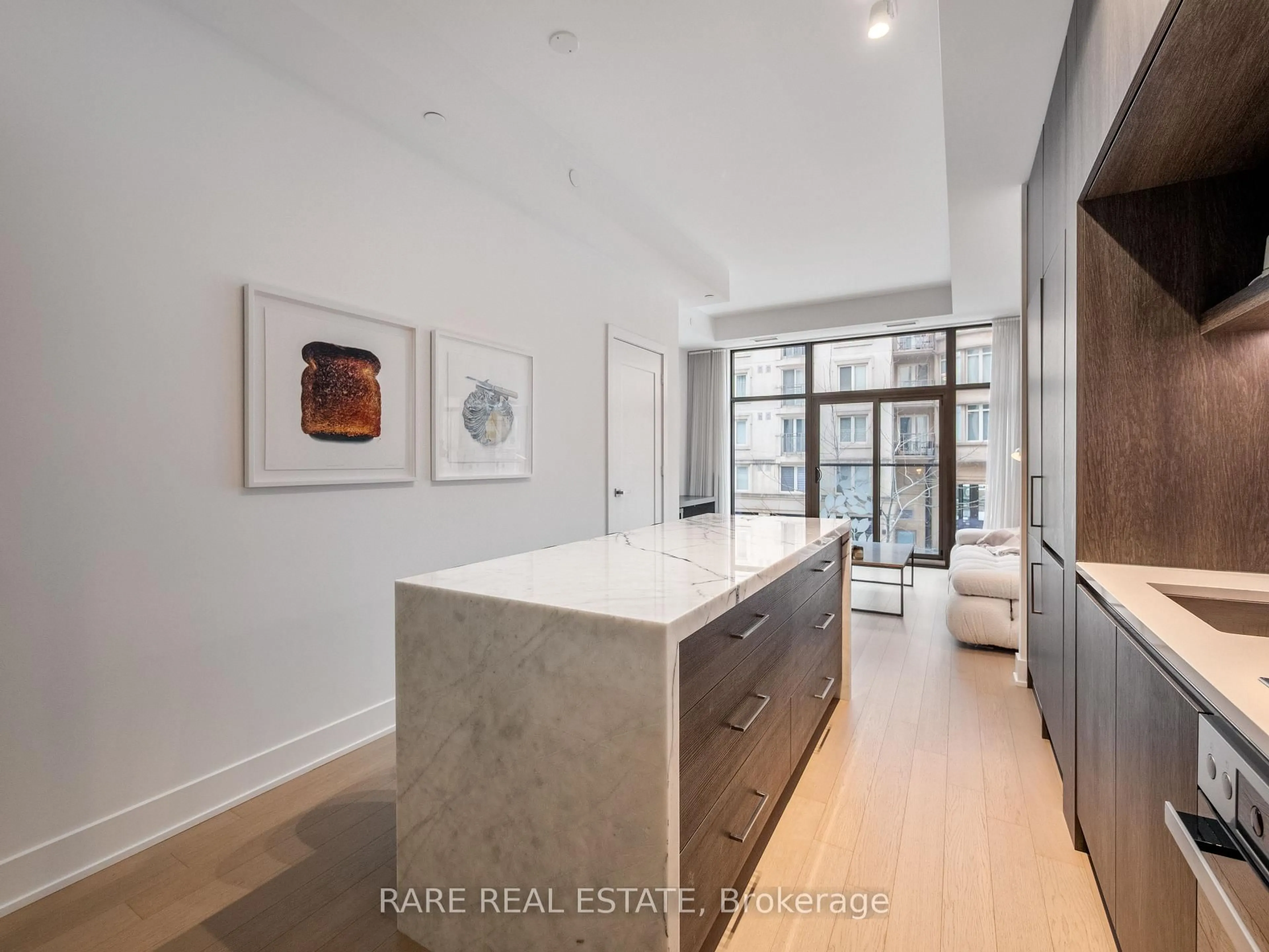 Open concept kitchen, unknown for 6 Jackes Ave #209, Toronto Ontario M4T 1E5