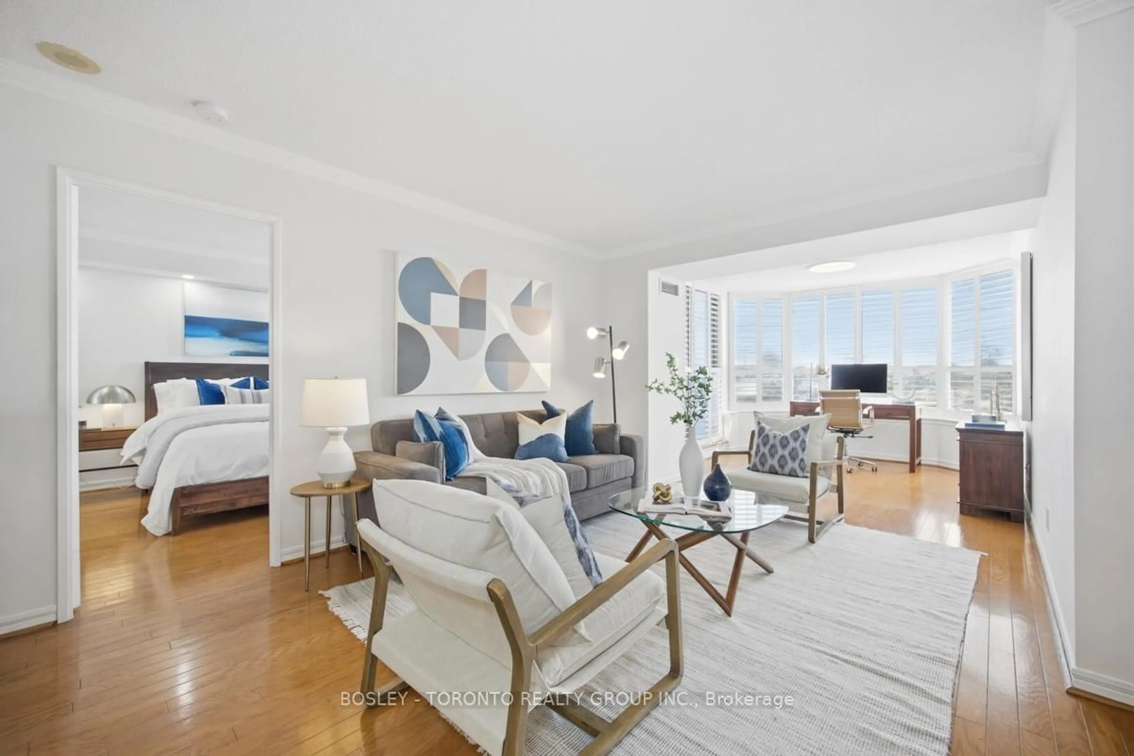 Living room with furniture, unknown for 268 Ridley Blvd #1514, Toronto Ontario M5M 4N3