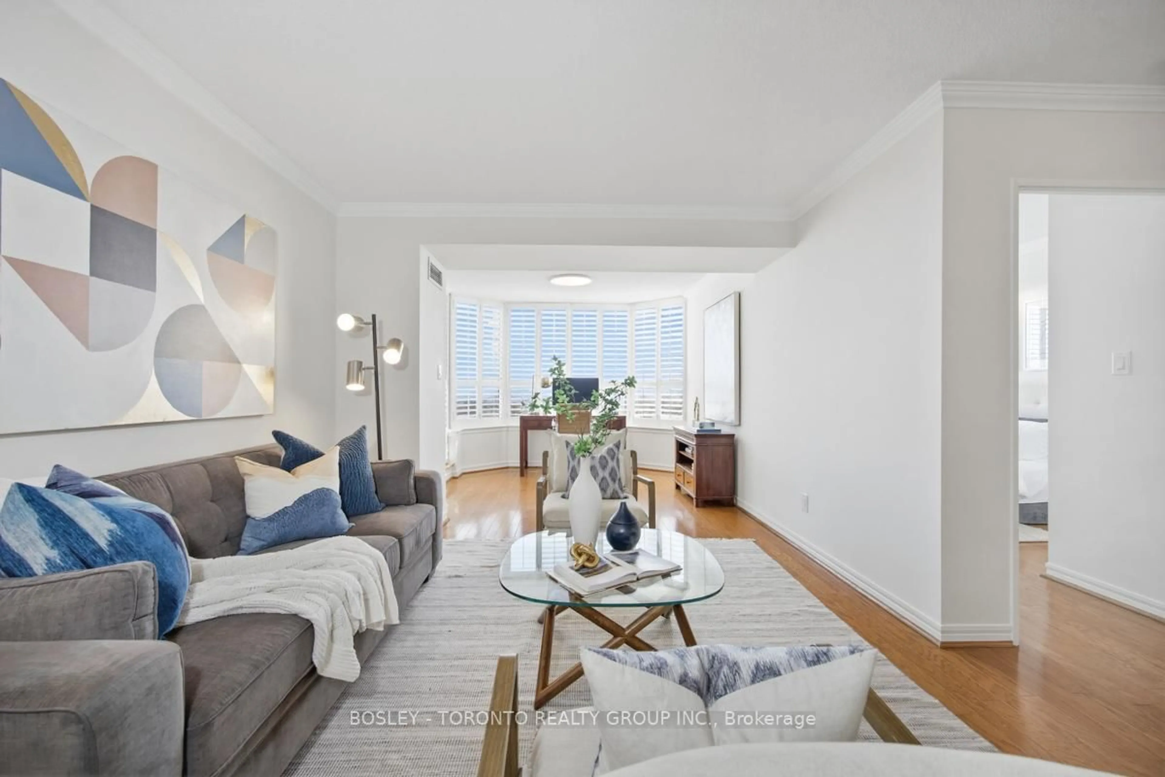 Living room with furniture, unknown for 268 Ridley Blvd #1514, Toronto Ontario M5M 4N3