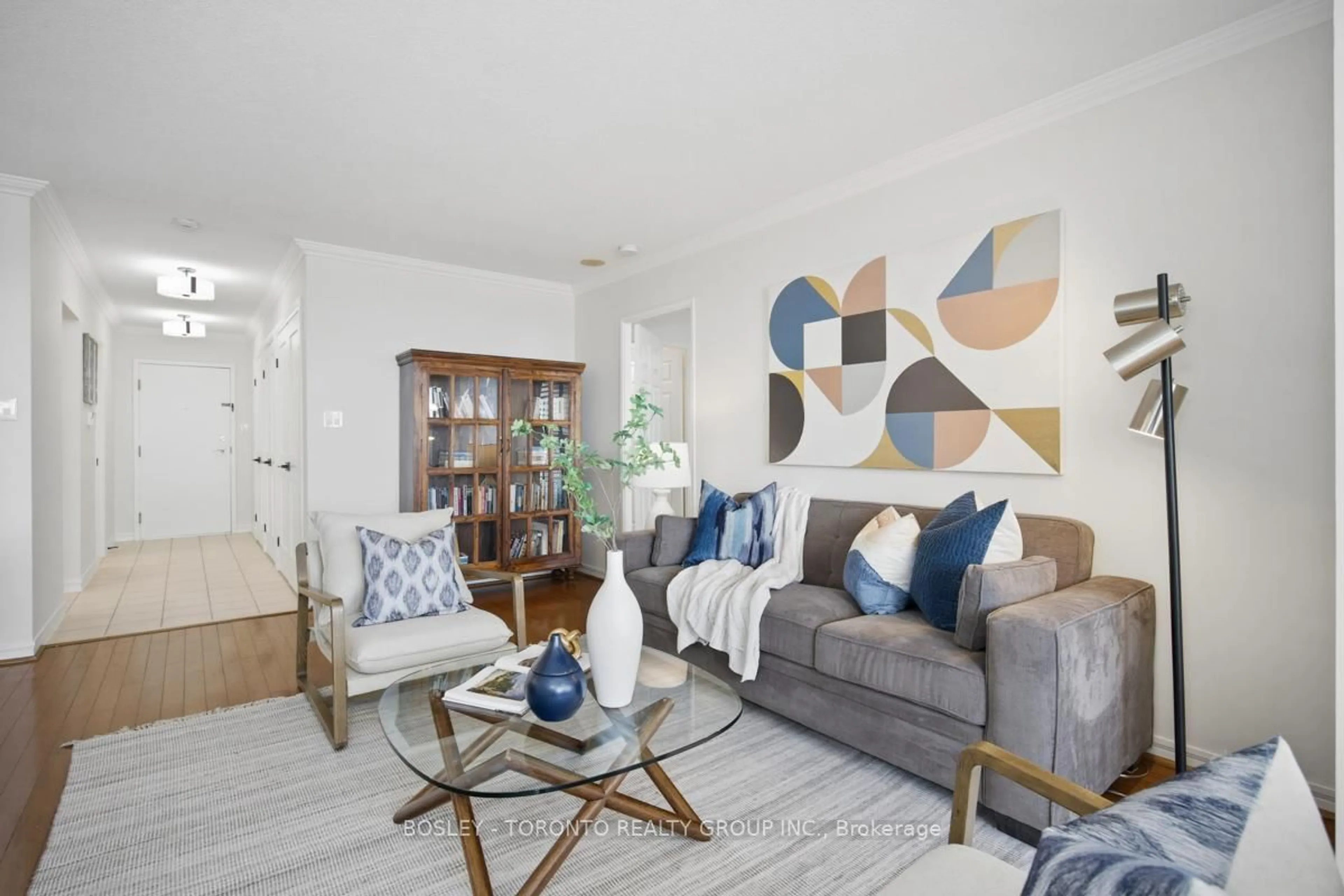 Living room with furniture, unknown for 268 Ridley Blvd #1514, Toronto Ontario M5M 4N3