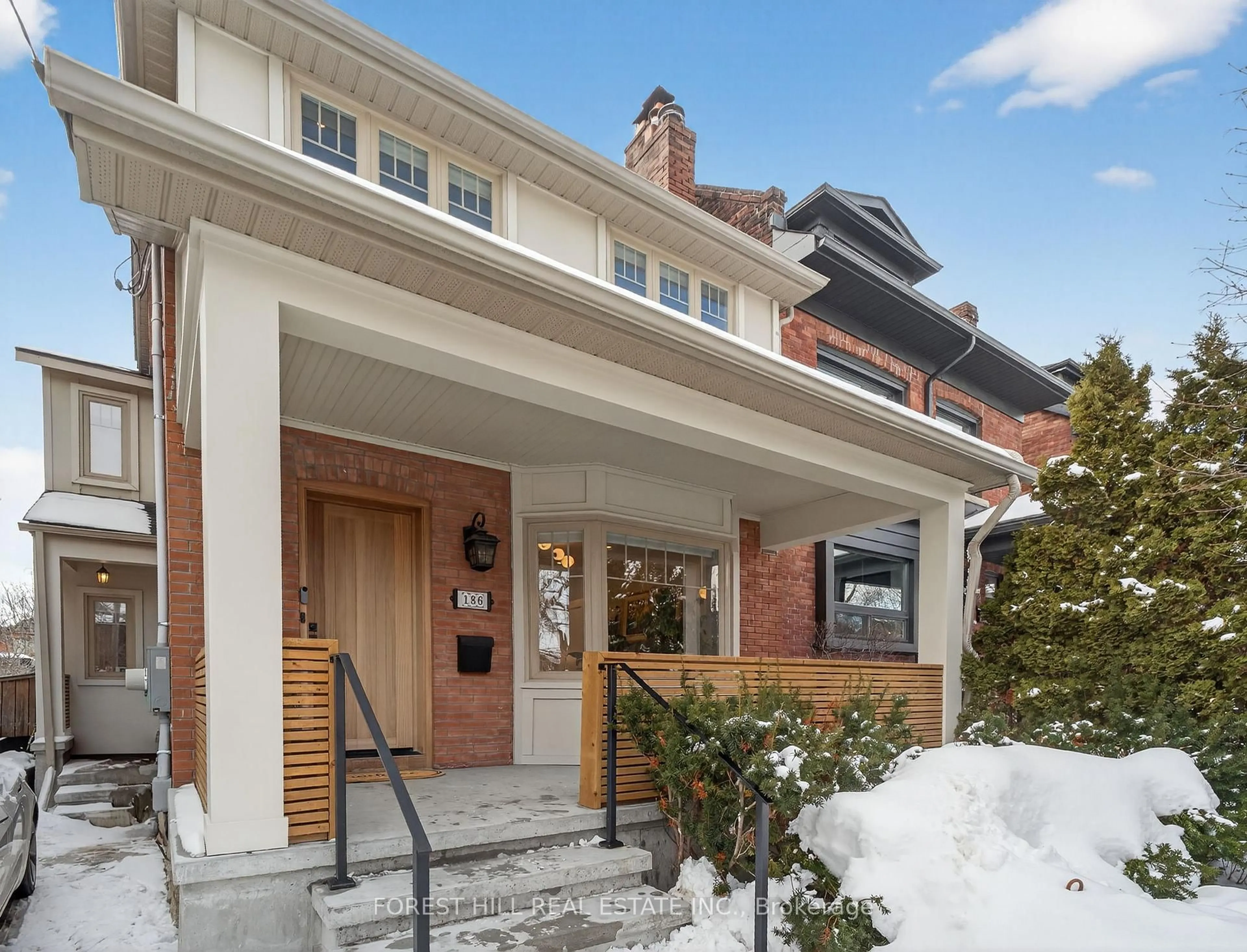 Home with brick exterior material, street for 186 Wychwood Ave, Toronto Ontario M6C 2T3