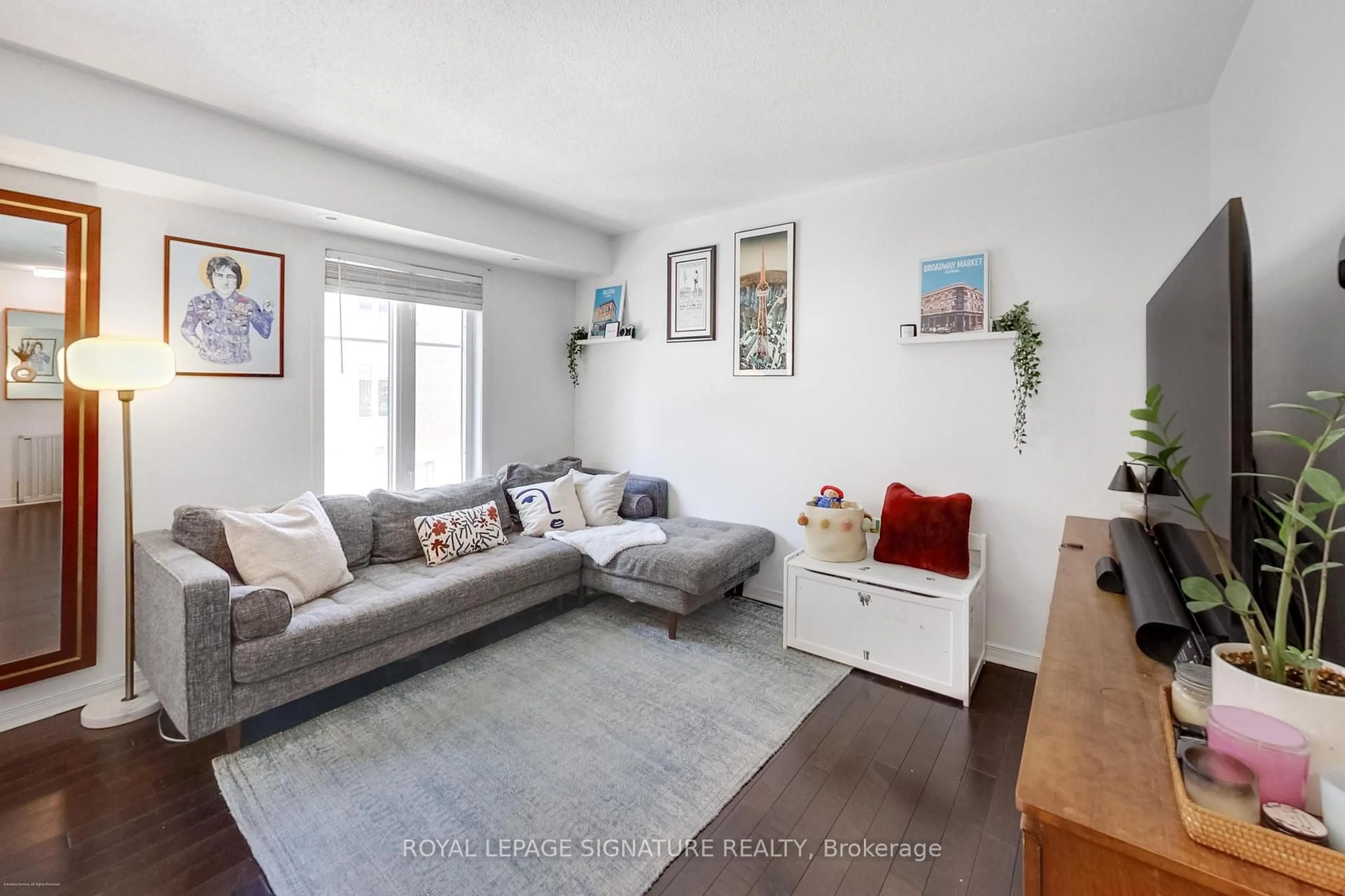 Living room with furniture, unknown for 46 Western Battery Rd #838, Toronto Ontario M6K 3P1
