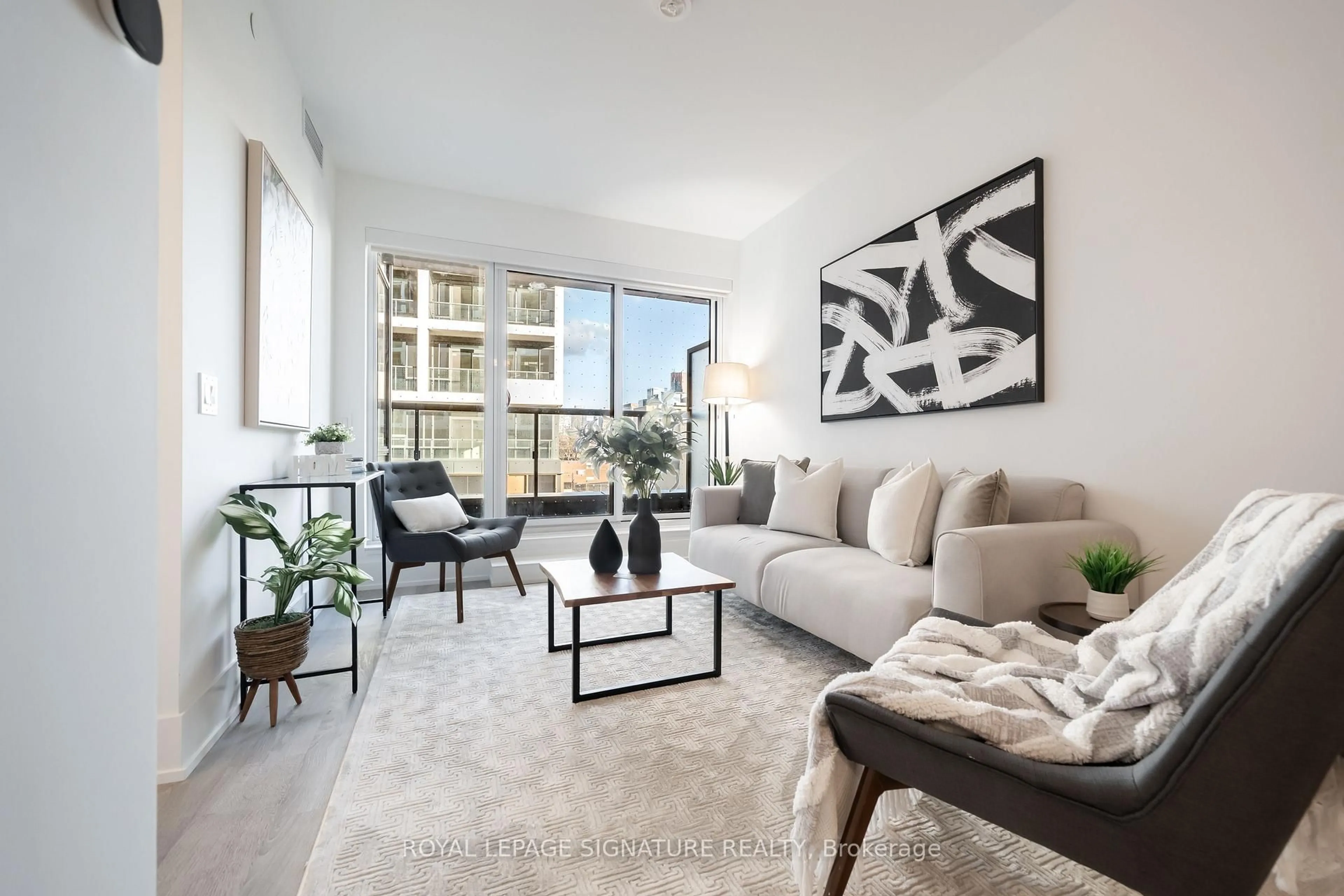 Living room with furniture, unknown for 115 Denison Ave #303, Toronto Ontario M5T 2N1