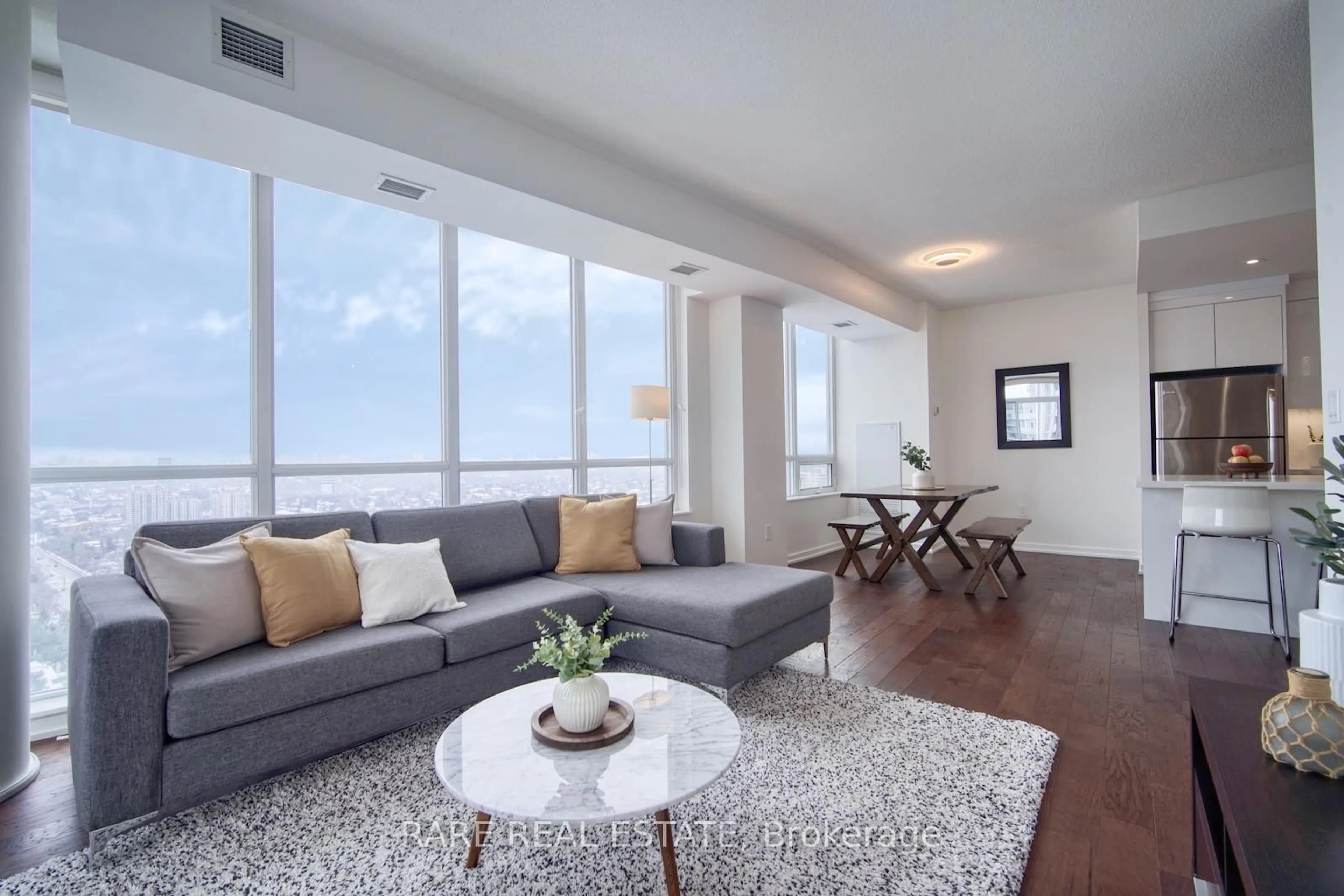 Living room with furniture, unknown for 70 Forest Manor Rd #2006, Toronto Ontario M2J 0A9