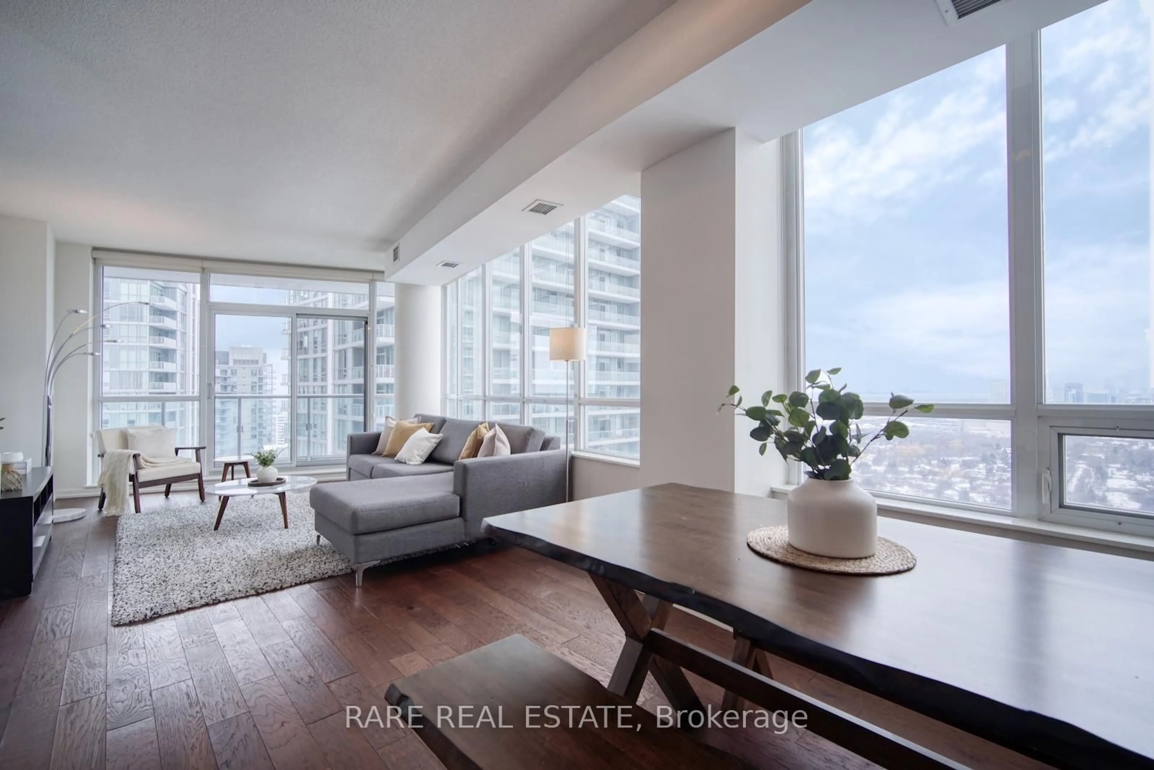 Living room with furniture, unknown for 70 Forest Manor Rd #2006, Toronto Ontario M2J 0A9