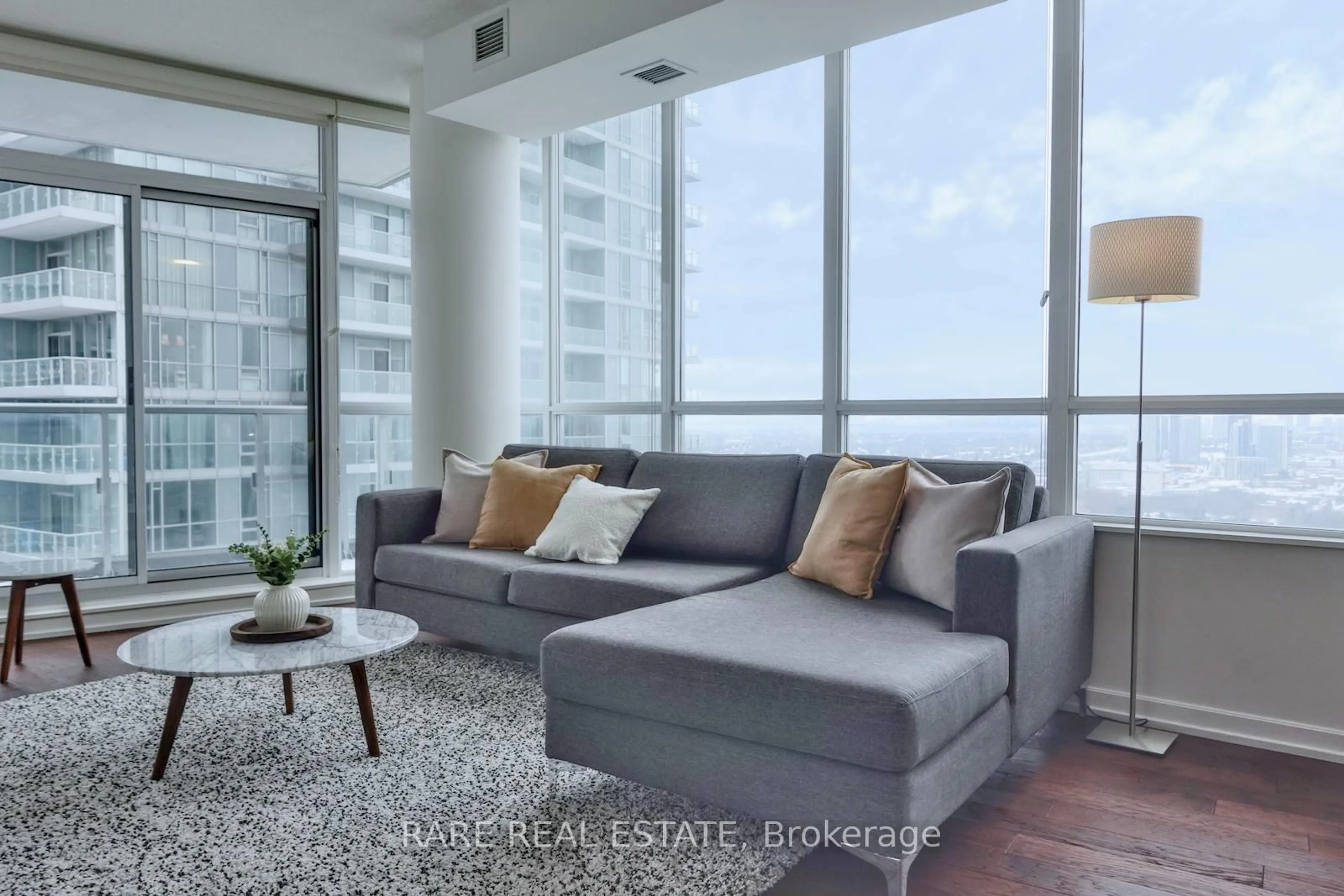 Living room with furniture, unknown for 70 Forest Manor Rd #2006, Toronto Ontario M2J 0A9