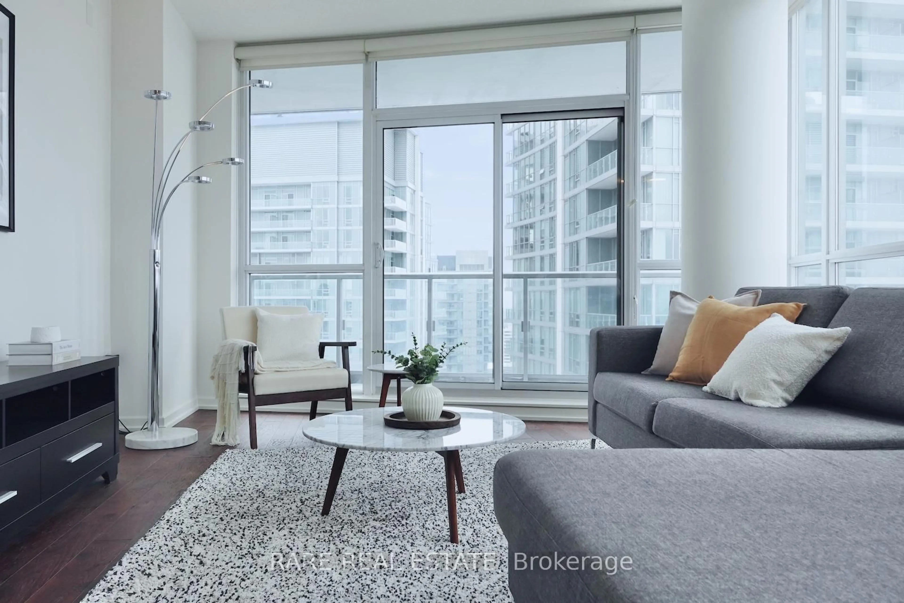 Living room with furniture, unknown for 70 Forest Manor Rd #2006, Toronto Ontario M2J 0A9