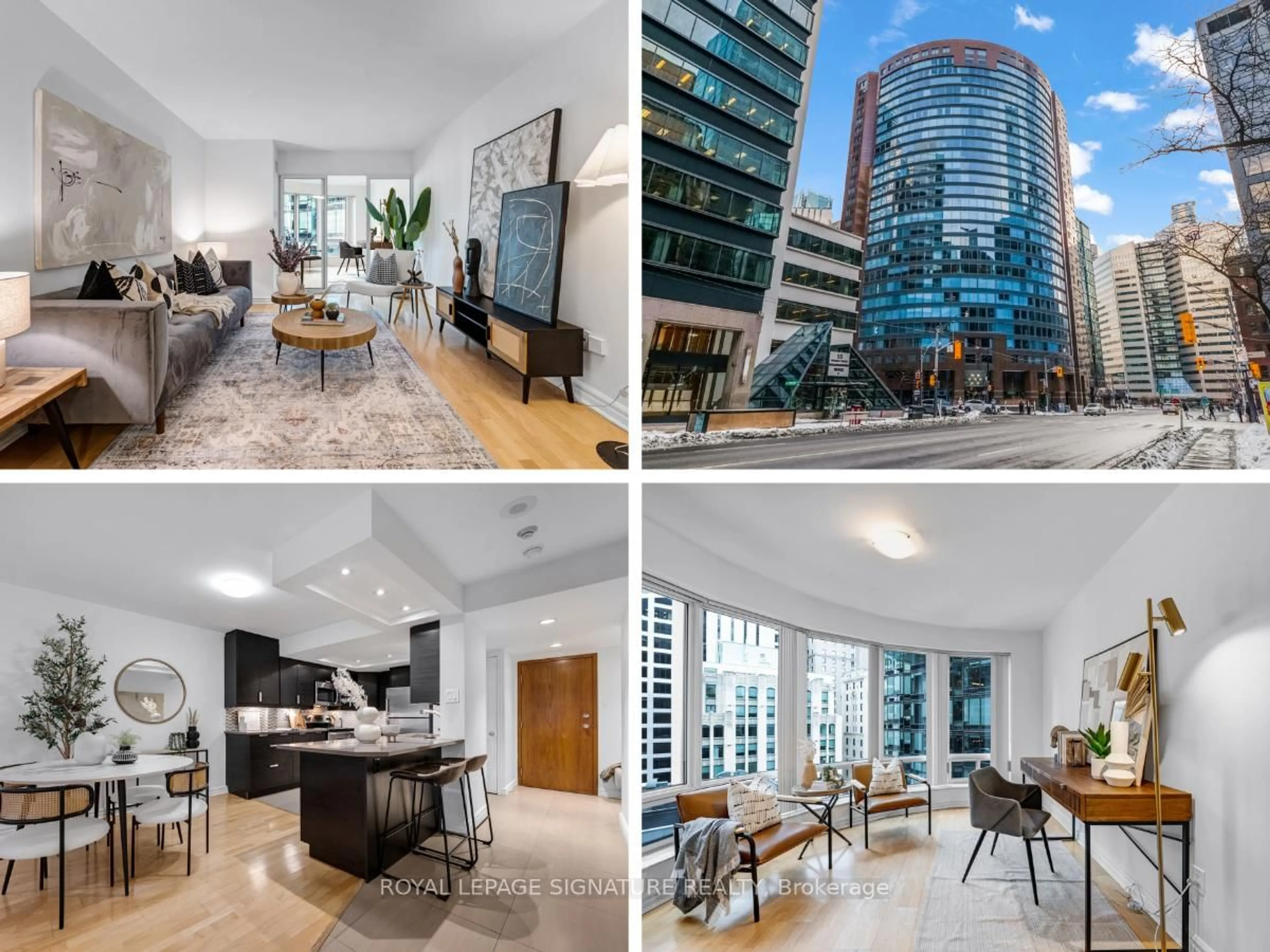 Living room with furniture, unknown for 33 University Ave #1702, Toronto Ontario M5J 2S7