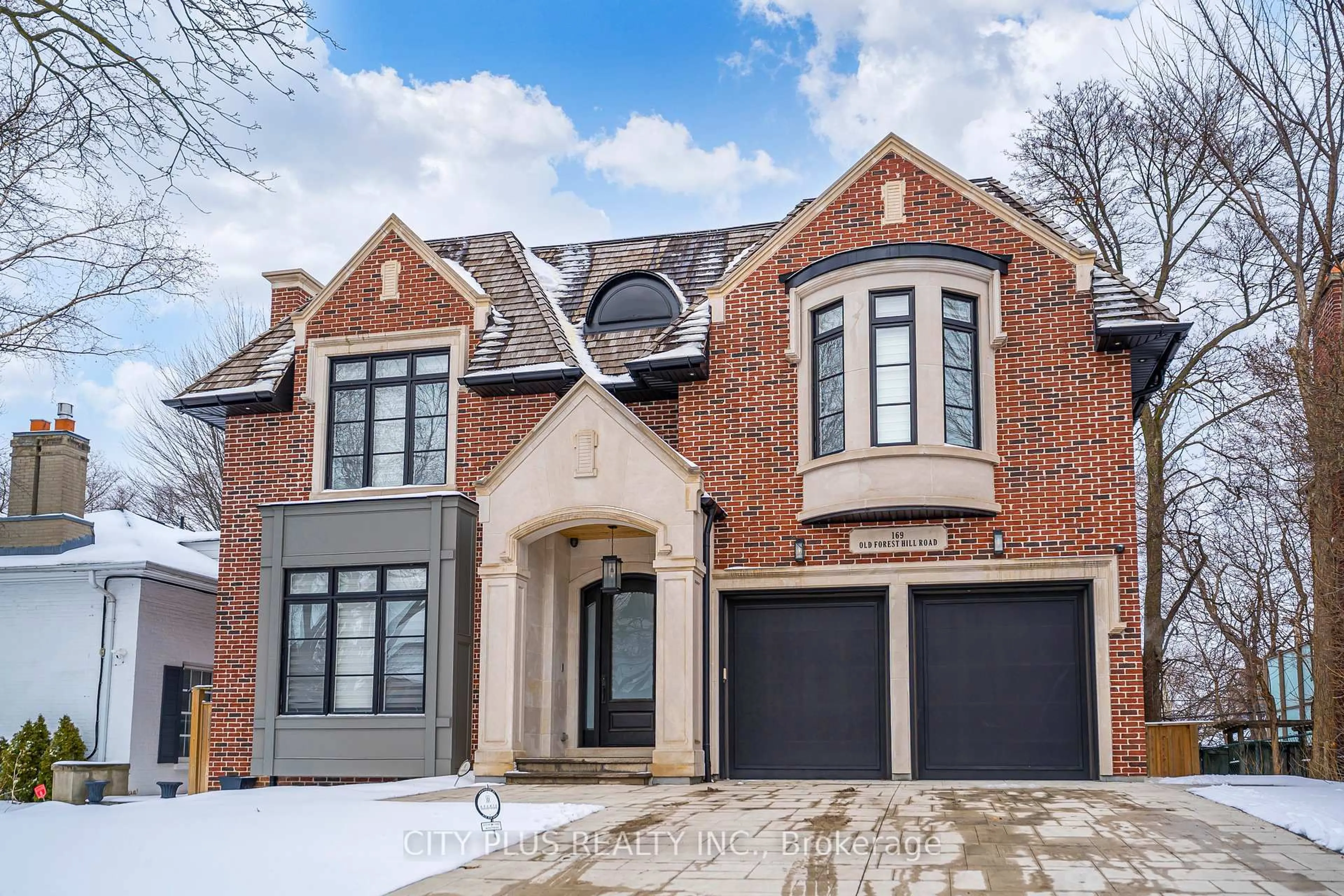 Home with brick exterior material, street for 169 Old Forest Hill Rd, Toronto Ontario M6C 2G7