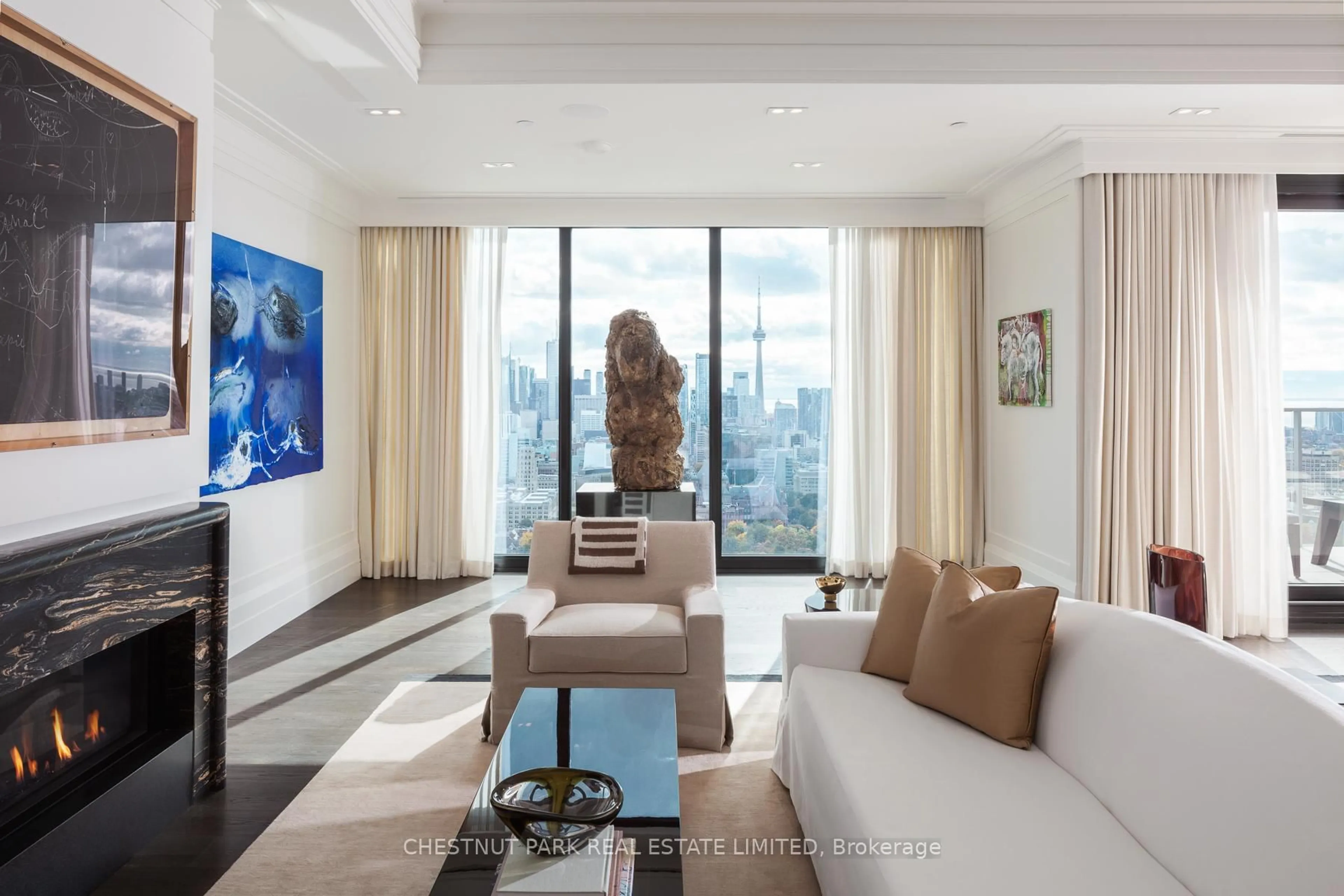 Living room with furniture, unknown for 200 Cumberland St #Sub Penthouse 02, Toronto Ontario M5R 0B7