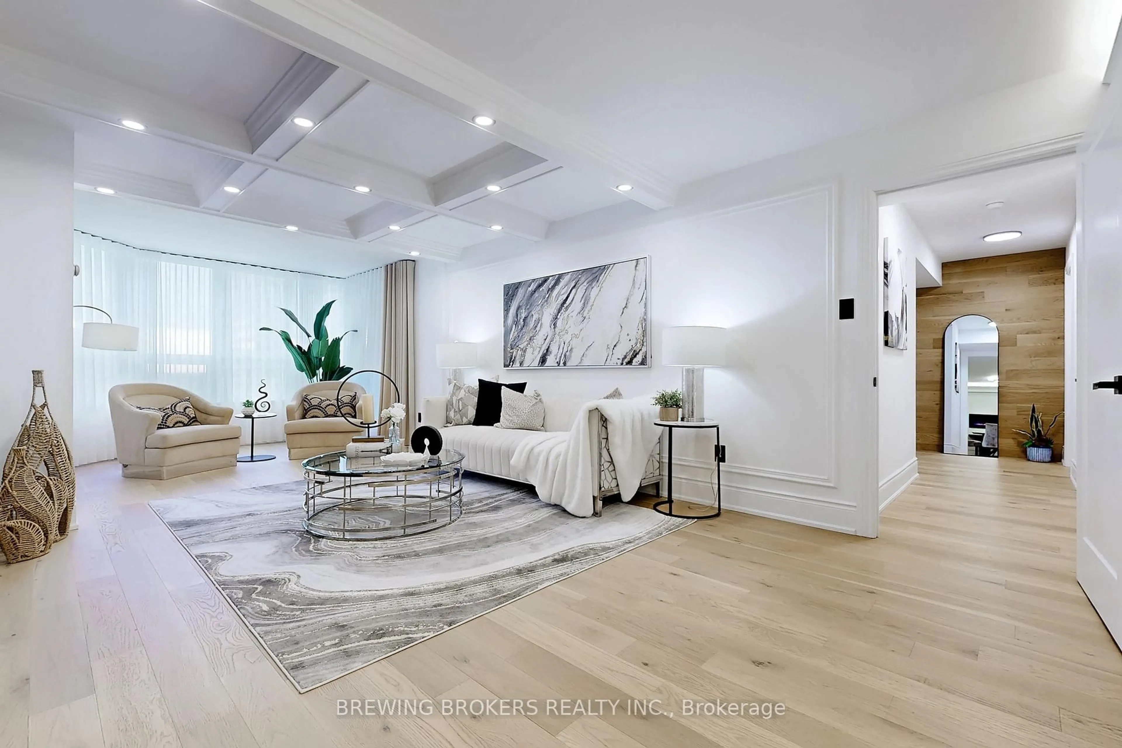 Living room with furniture, unknown for 65 Spring Garden Ave #1504, Toronto Ontario M2N 6H9