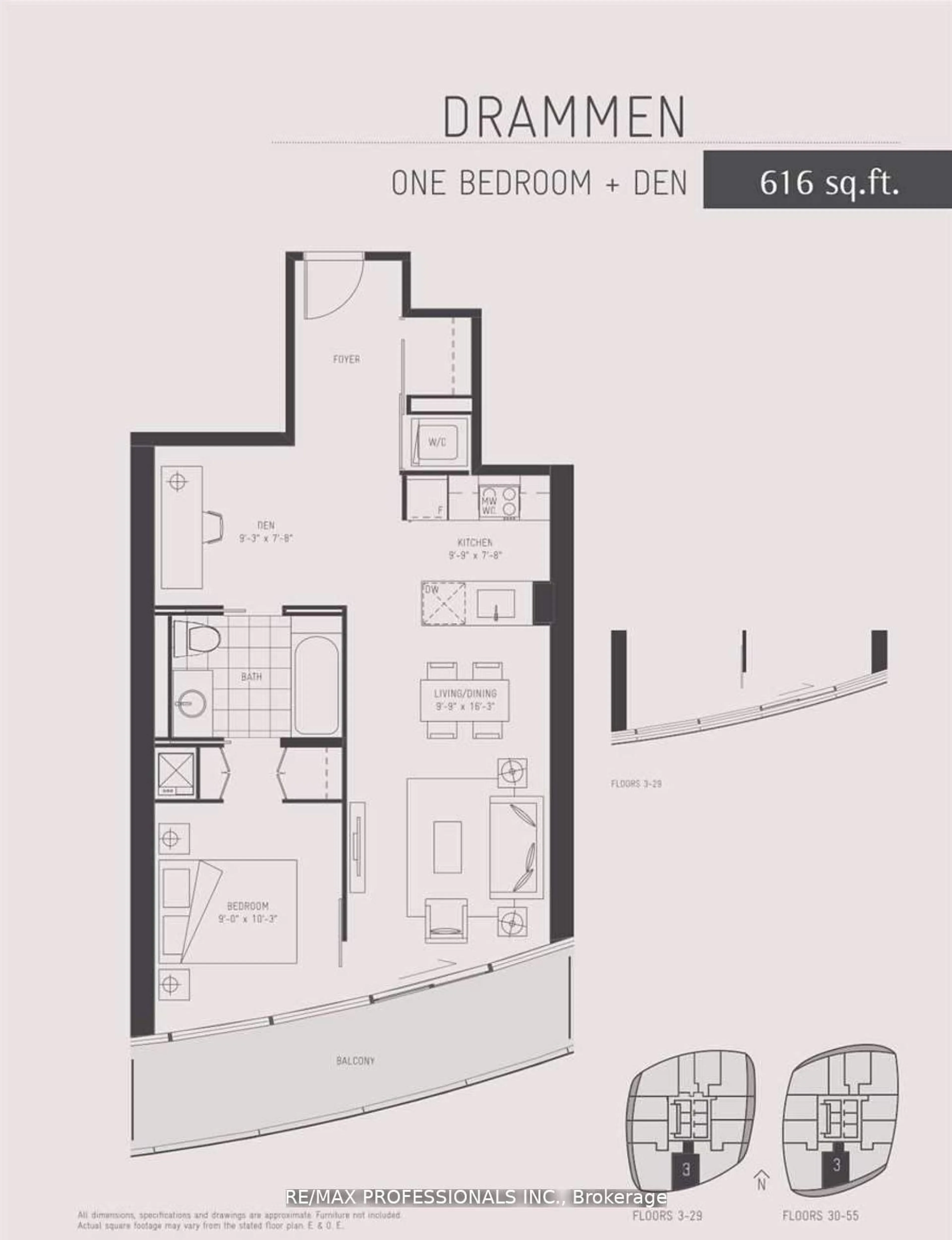 Floor plan for 12 York St #2503, Toronto Ontario M5J 0A9